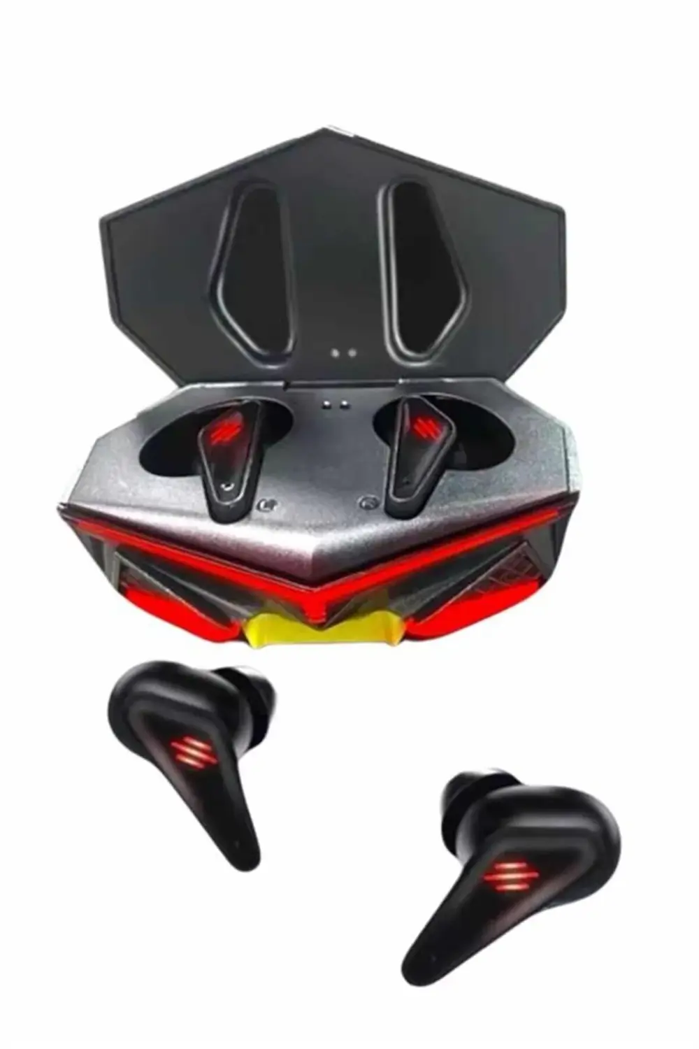 Bluetooth Kulaklık HD Ses Kaliteli Işıklı Metal Kasa Ios Android