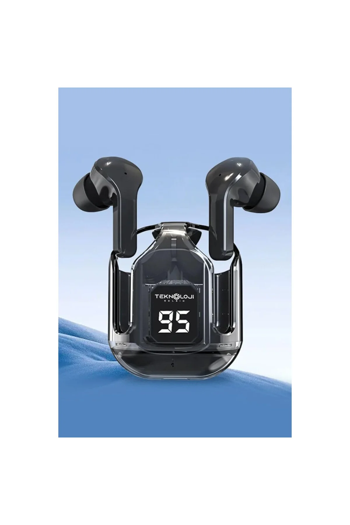 Bluetooth Kulaklık Kablosuz Ultrapods Dijital Göstergeli Gaming Dokunamtik Enc Mipods V5.3 YeniNe