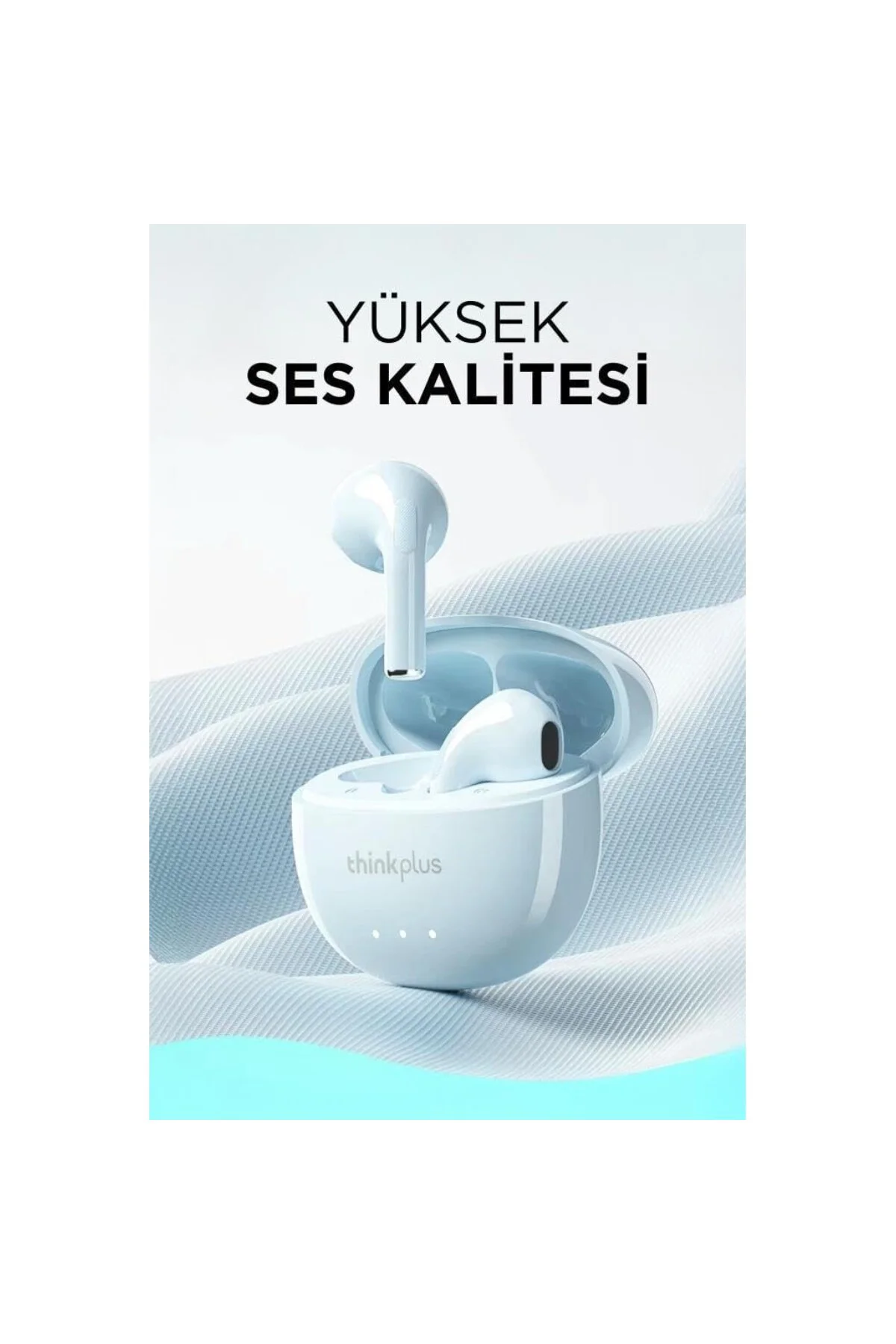 Bluetooth Kulaklık Kulak İçi Tws Thinkplus Kablosuz Kulaklık LP2 Pro Siyah