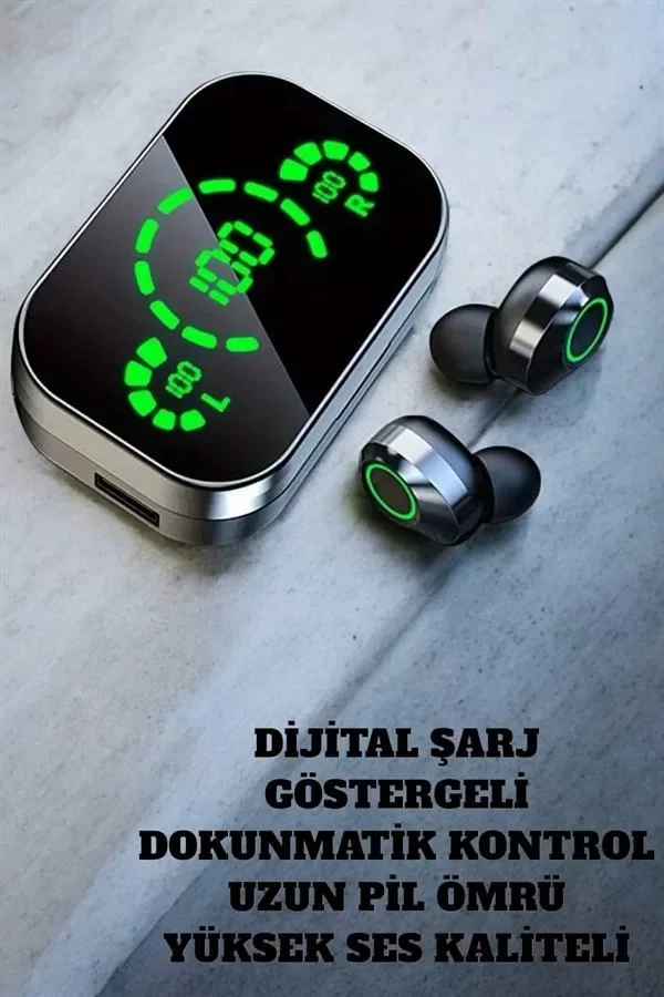 Bluetooth Kulaklık Mikrofonlu Dokunmatik Kontrol ANC Özelliği - L