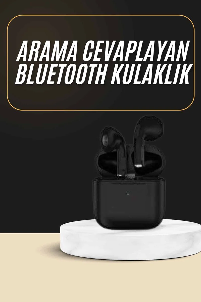 Bluetooth Kulaklık Mikrofonlu Silikonsuz Dokunmatik Kontrol - En Çok Tercih Edilen