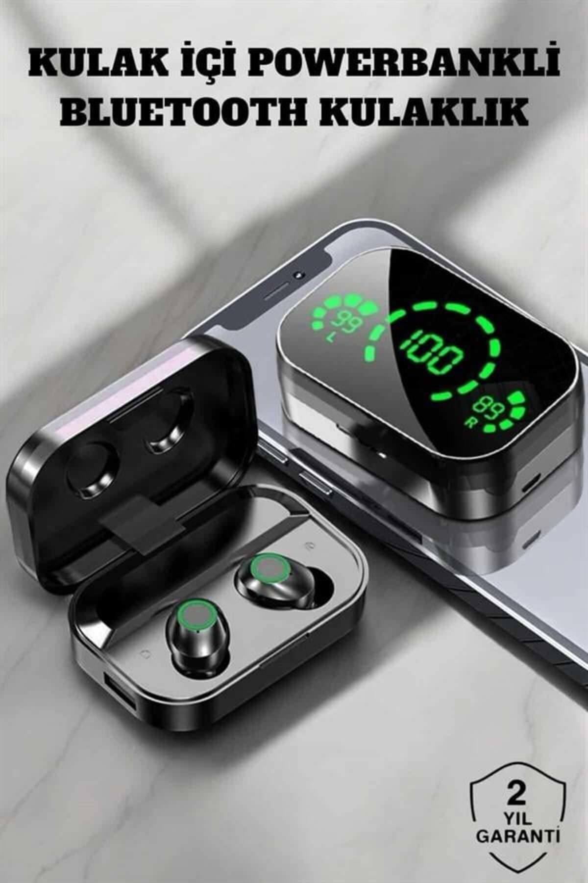 Bluetooth Kulaklık Mikrofonlu Dokunmatik Kontrol ANC Özelliği - L