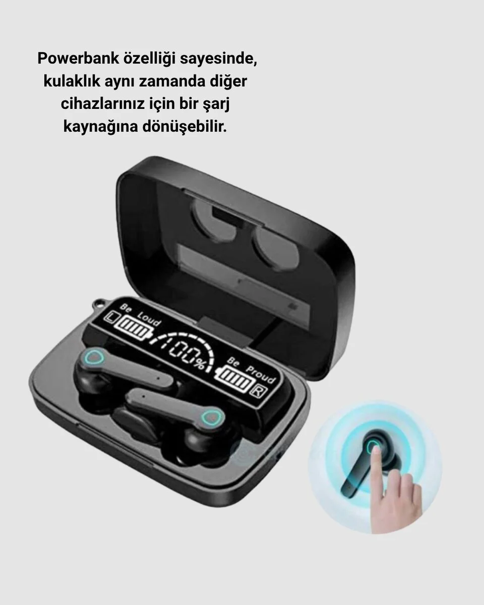 Bluetooth Kulaklık – Powerbank Özellikli Oyun Modlu Uzun Ömürlü v