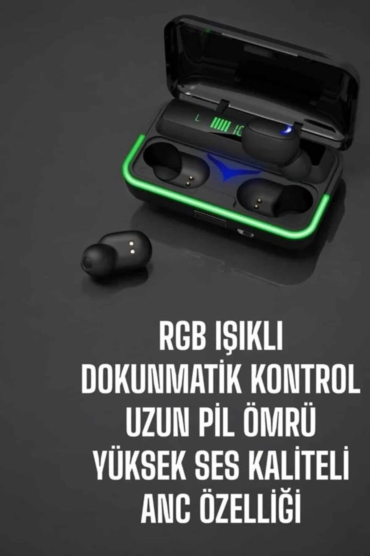 Bluetooth Kulaklık Powerbankli Yüksek Ses Kaliteli Şarj Göstergel