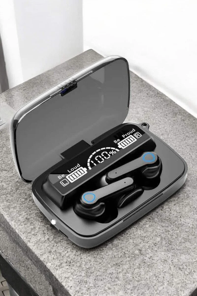 Bluetooth Kulaklık Powerbankli Dijital Göstergeli Dokunmatik Kontrol - 5.1 Surround Ses & Bluetooth 5.0