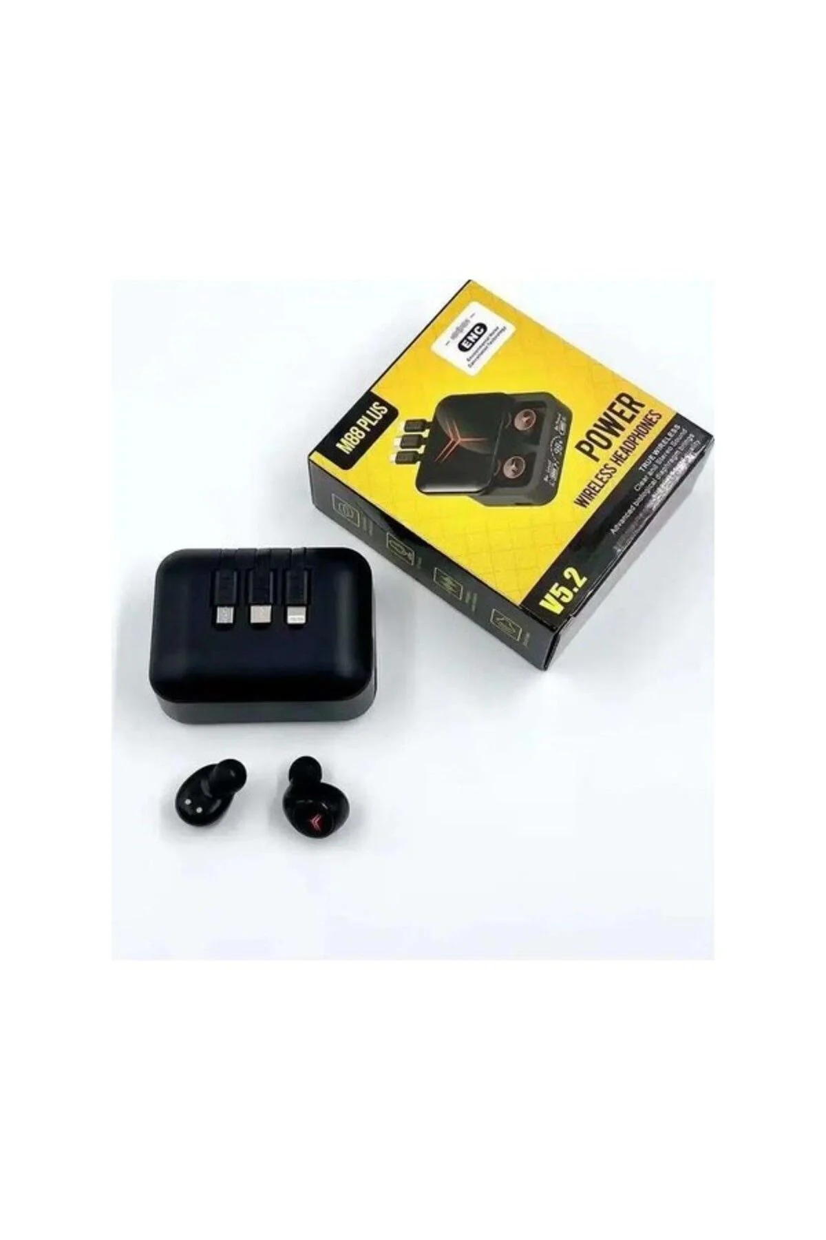 Bluetooth Kulaklık Plus Şarj Göstergeli Powerbank Özellikli Taşı Bluetooth Kulaklık Plus Şarj Göstergeli Powerbank Özellikli Taşı