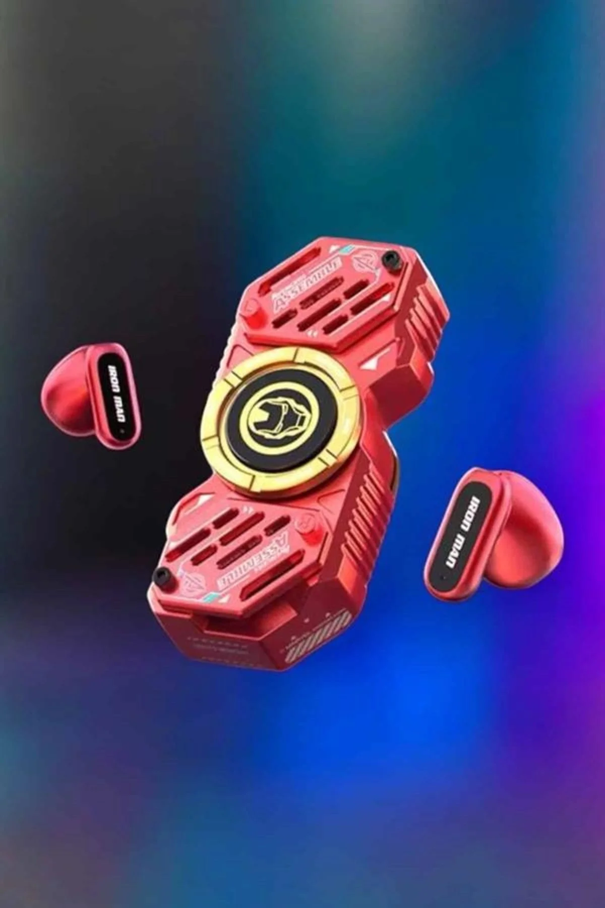 Bluetooth Kulaklık Stres Çarklı Döndürülebilir Uzun Şarj Süreli K