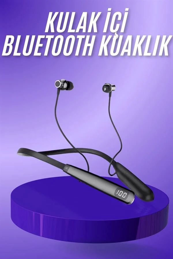 Bluetooth Kulaklık Şarj Göstergeli 100 Saat Şarj Kapasiteli Sporcu Kulaklık Fiyatı, Yorumları ve Özellikleri