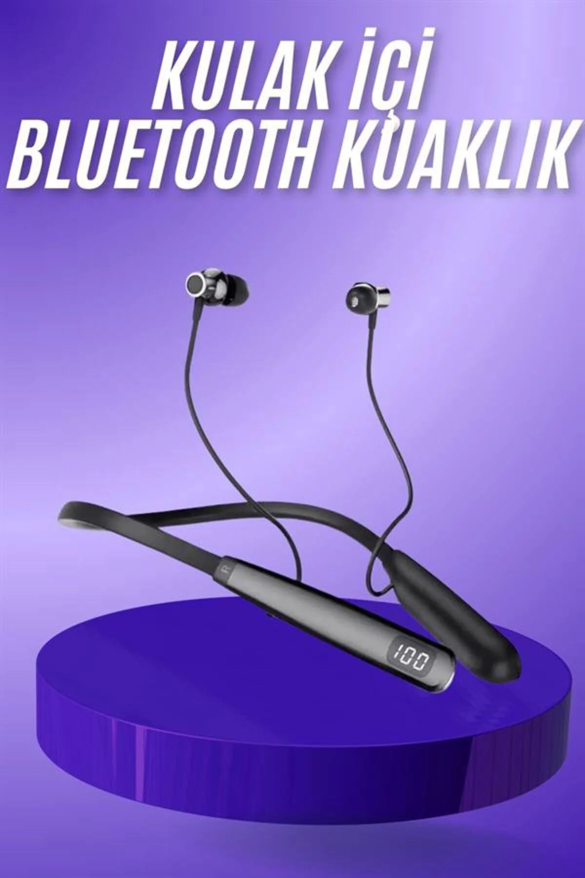 Bluetooth Kulaklık Şarj Göstergeli 100 Saat Şarj Kapasiteli Sporcu Kulaklık Fiyatı, Yorumları ve Özellikleri