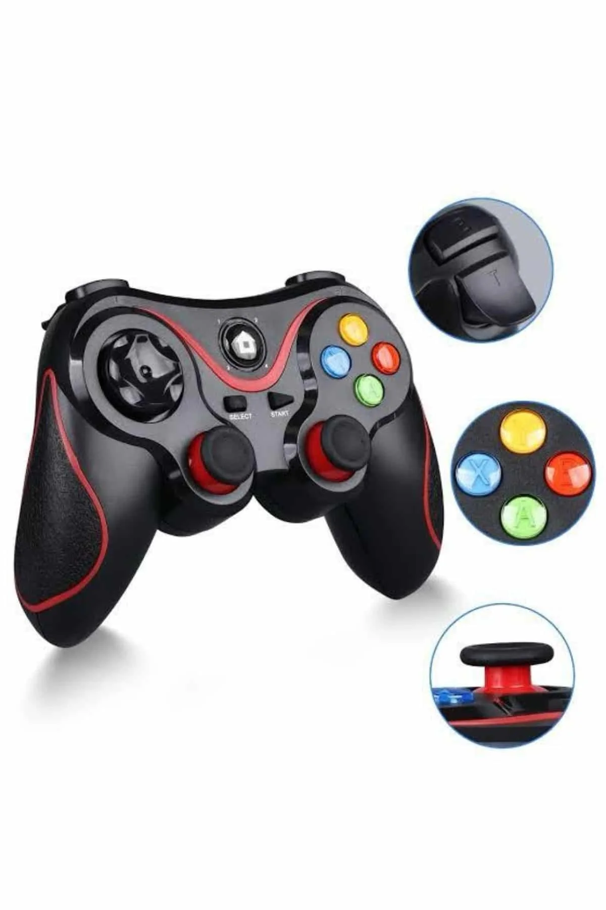 Bluetooth Oyun Kolu Android Uyumlu Kablosuz Gamepad - Görsel 4