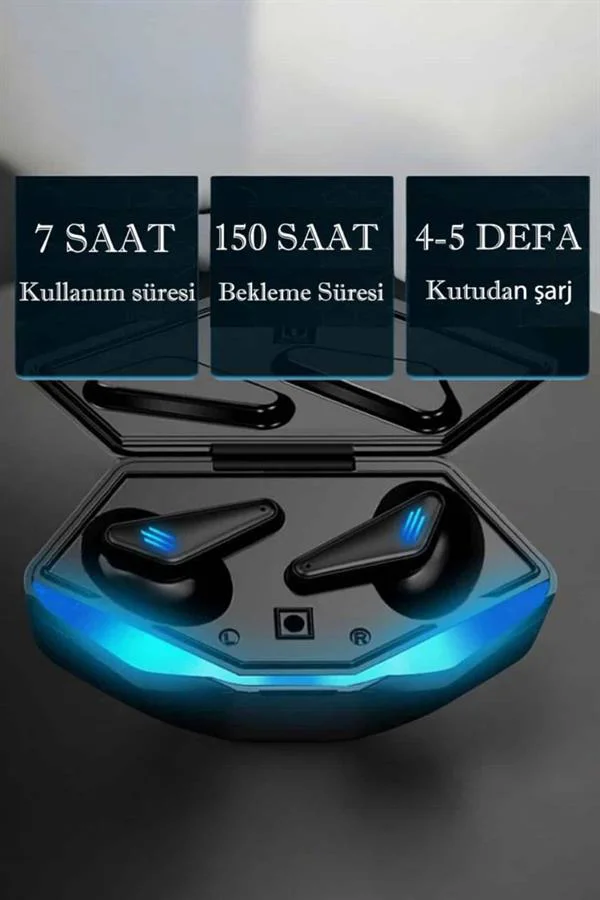 Bluetooth Oyuncu Kulaklığı ANC Özelliği Yüksek Ses Kaliteli Bluetooth Oyuncu Kulaklığı ANC Özelliği Yüksek Ses Kaliteli