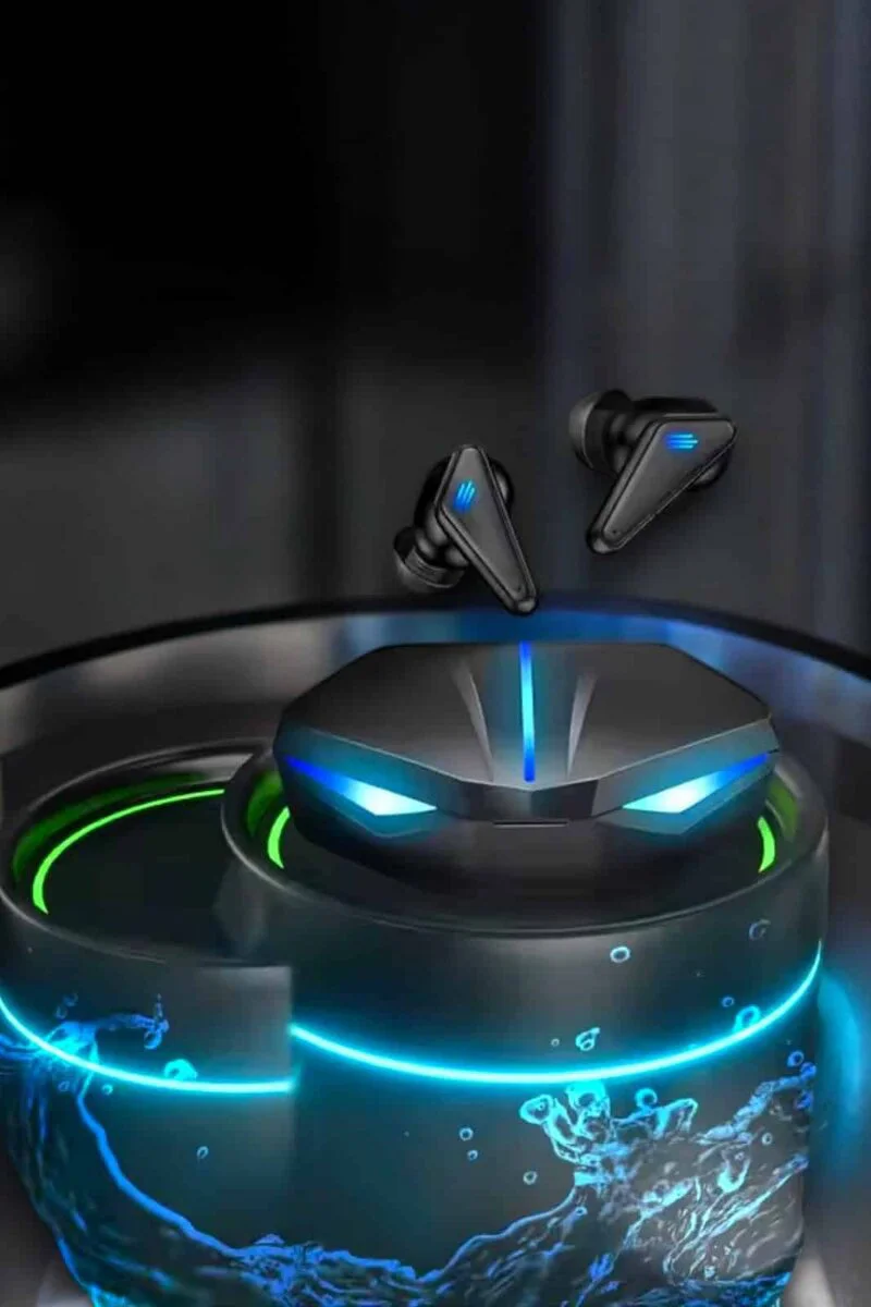 Bluetooth Oyuncu Kulaklığı Led Işıklı Kablosuz ANC - 3D Ses, Uzun Pil ve IPX5 Su Geçirmez