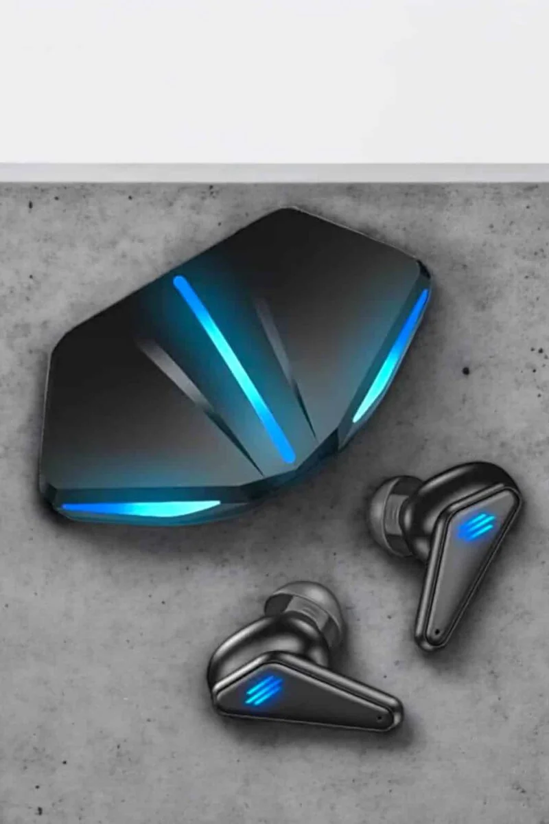 Bluetooth Oyuncu Kulaklığı Led Işıklı Kablosuz ANC - 3D Ses, Uzun Pil ve IPX5 Su Geçirmez