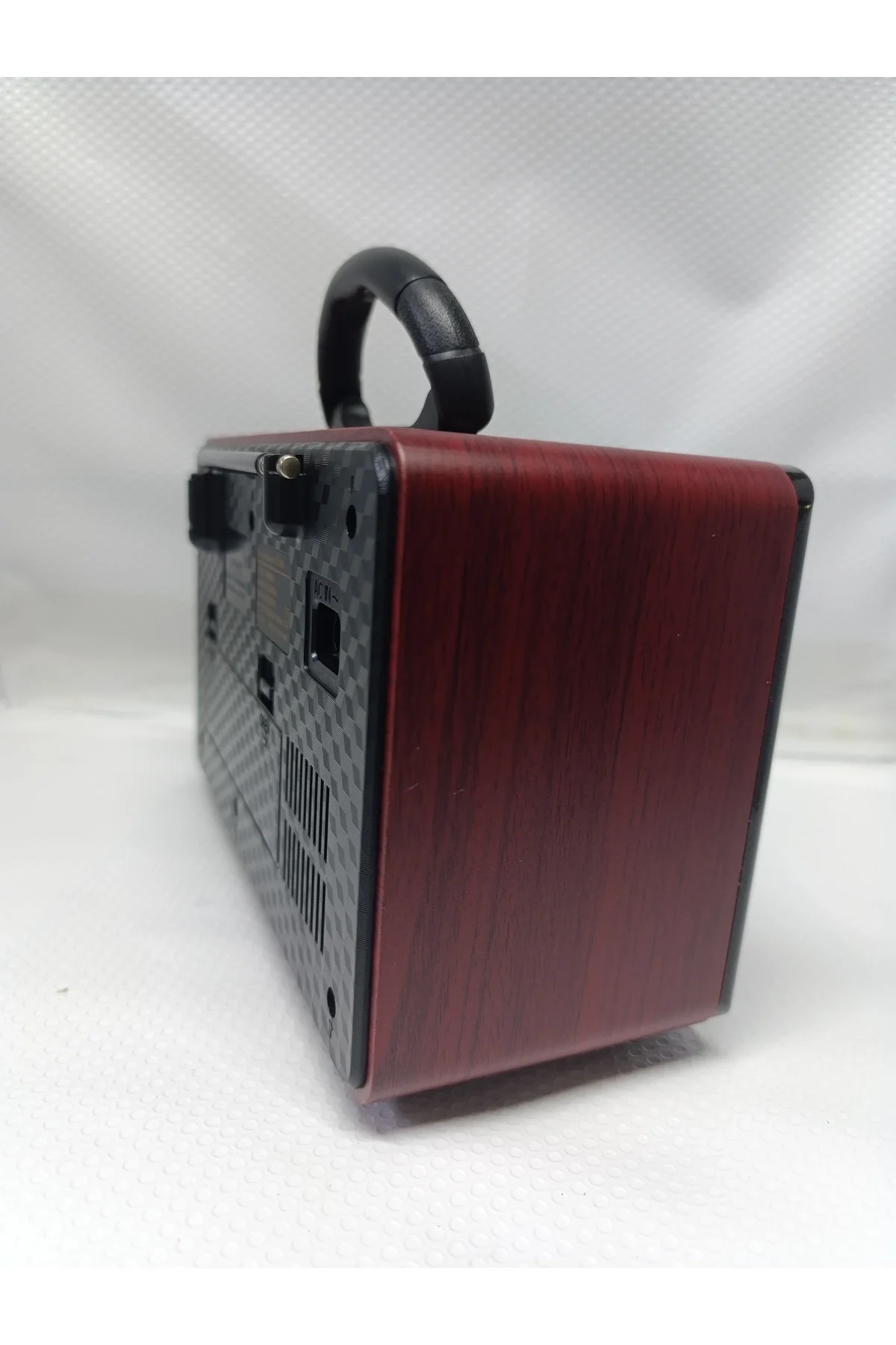 Bluetooth özellikli kahverengi nostaljik radyo USB SD MP3 çalarlı 2 yıl garantili