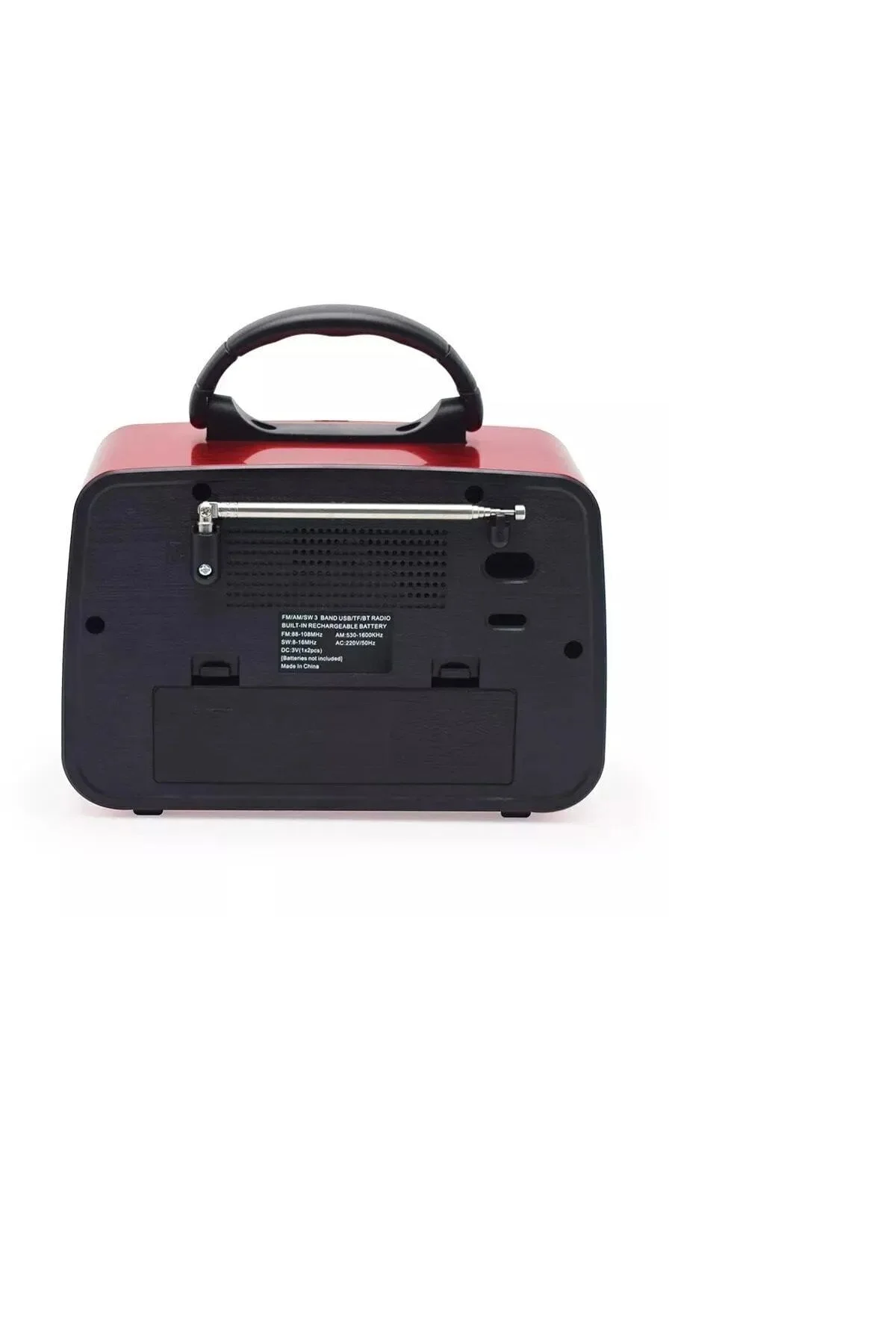 Bluetooth özellikli kahverengi nostaljik radyo FM SD kart AUX girişli 2 yıl garantili