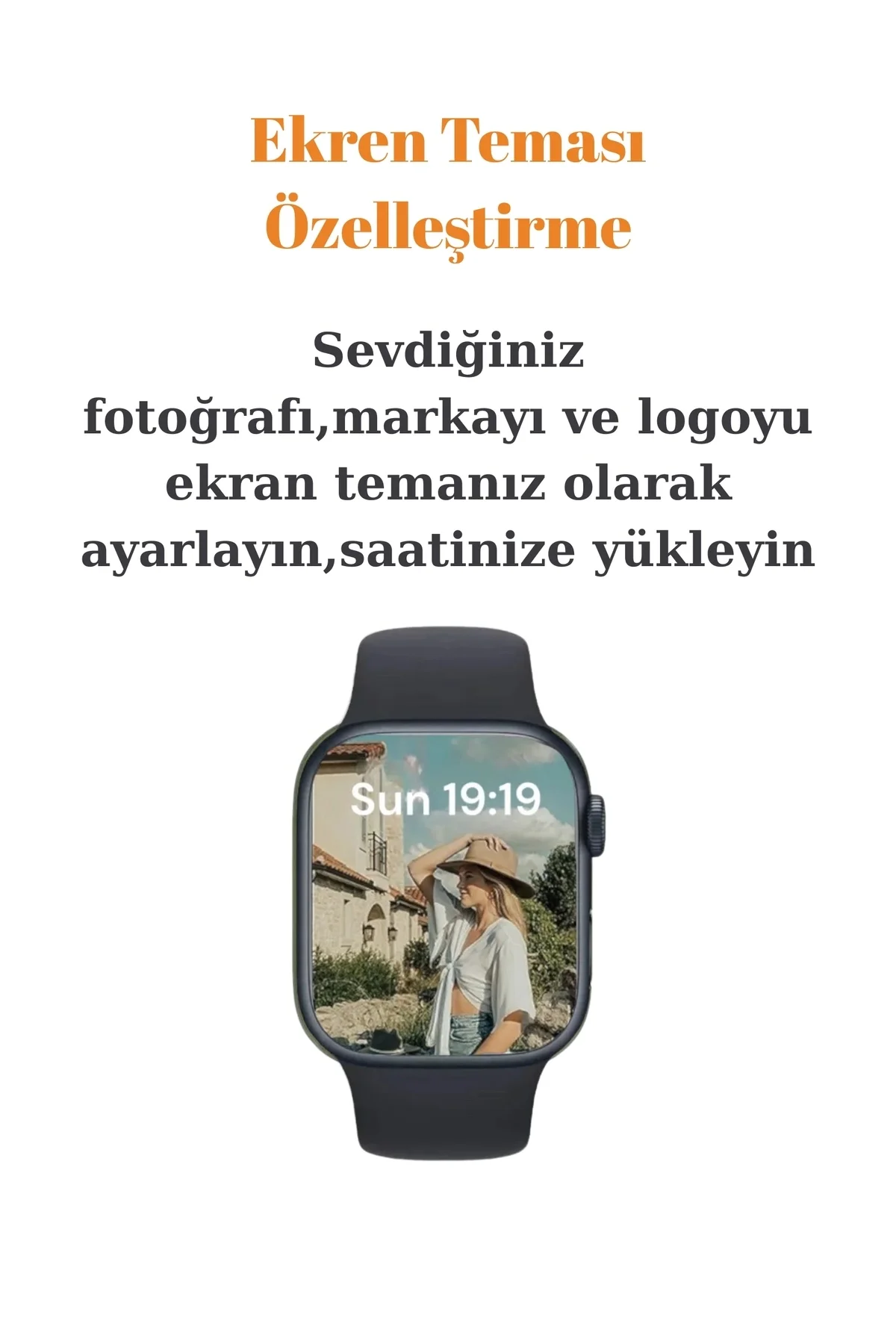 Bluetooth Özellikli Akıllı Saat - Nabız, Uyku Takibi, GPS ve Suya Dayanıklı Spor Modeli