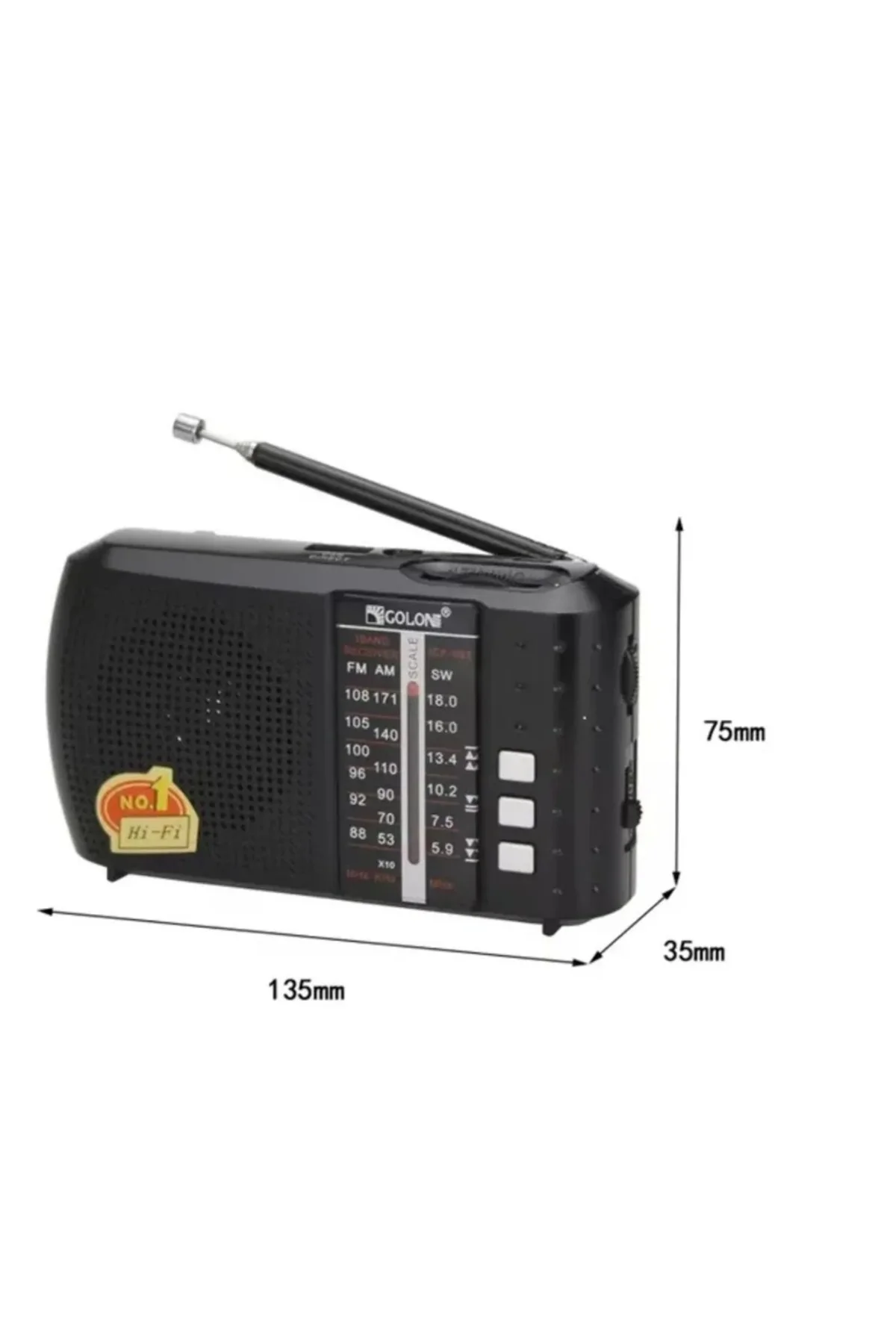 Bluetooth özellikli siyah nostaljik radyo FM AM SW USB TF kart destekli 2 yıl garantili