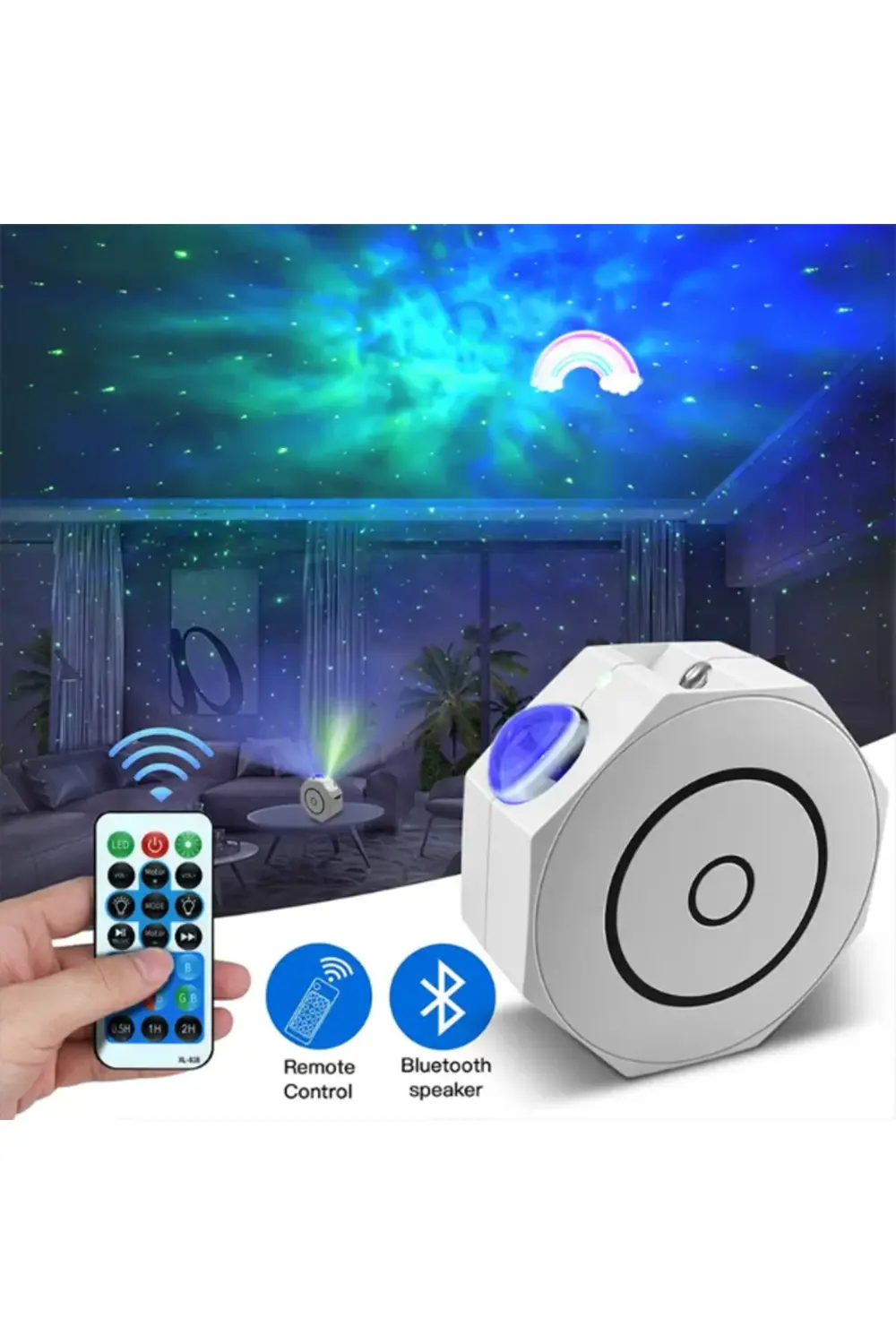 Kanonik Education Bluetooth Özellikli Anason Projektör Gece Lambası