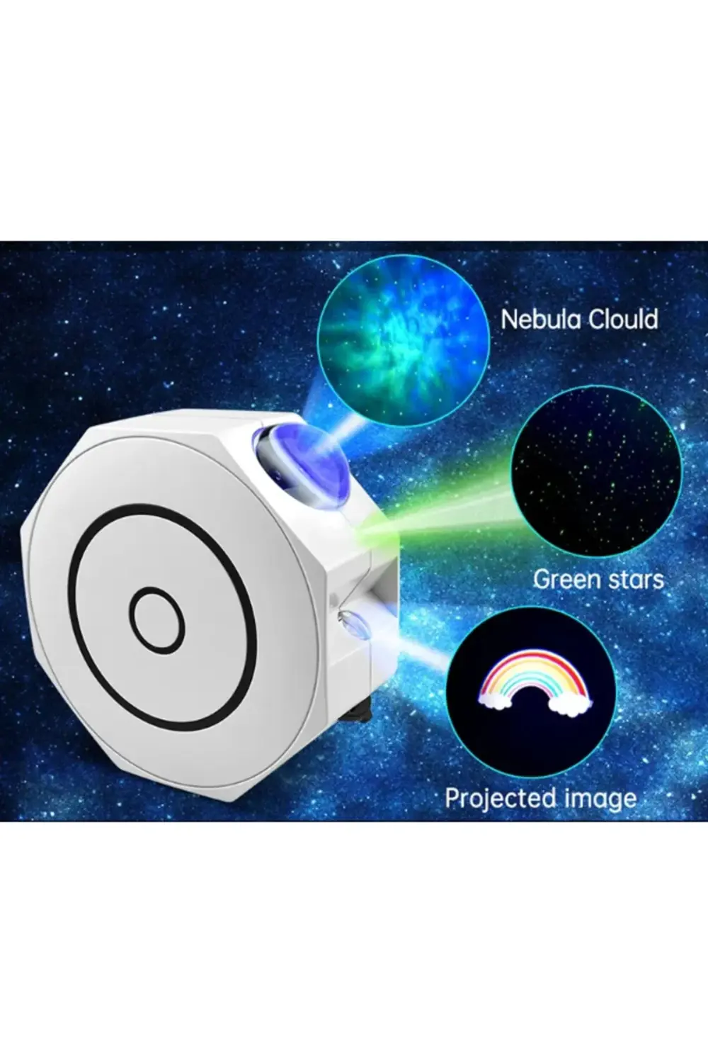 Kanonik Education Bluetooth Özellikli Anason Projektör Gece Lambası