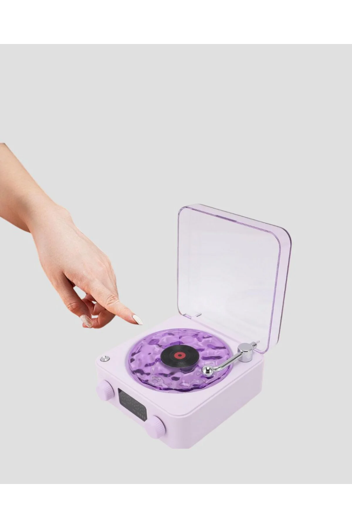 Bluetooth Retro Pikap Hoparlör 360 Derece Ses Projektörlü Gece Lambası Çok Fonksiyonlu