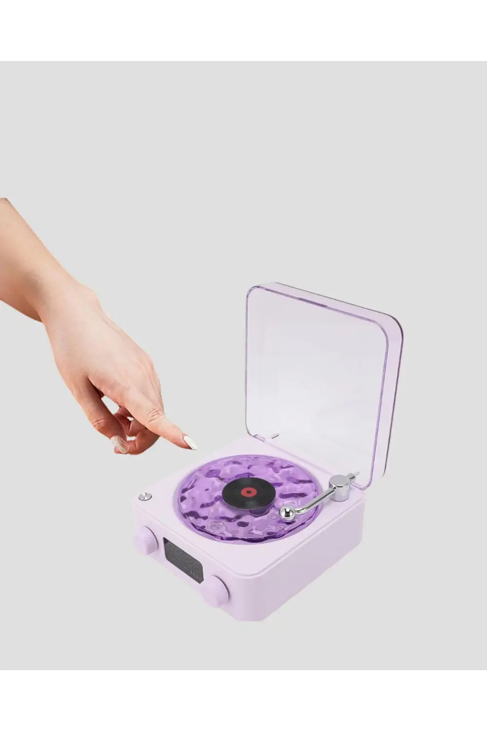 Bluetooth Retro Pikap Hoparlör 360 Derece Ses Projektörlü Gece La