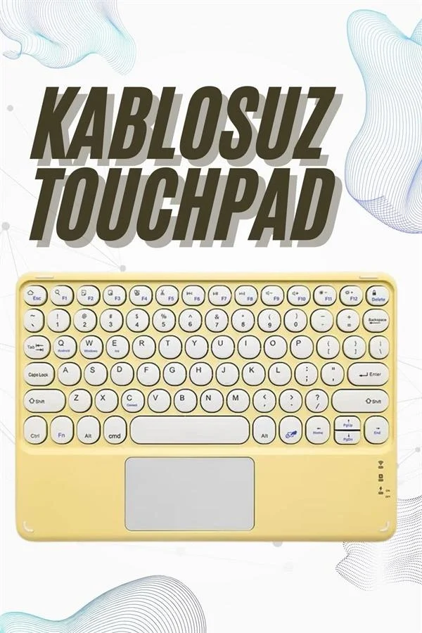 Bluetooth Touchpad Klavye 10.9 inch Kablosuz Wifi Q Klavye Slim Fiyatı, Yorumları ve Özellikleri