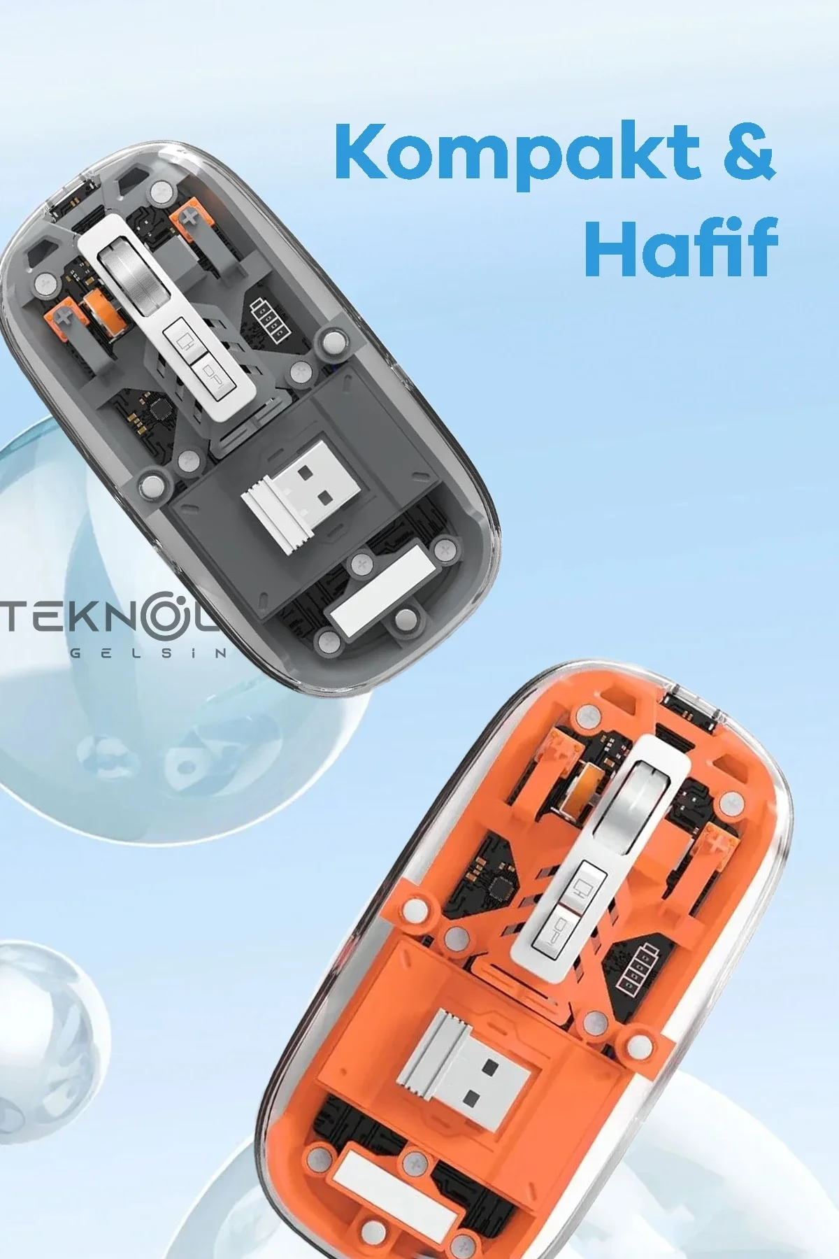 Bluetooth USB Çift Modlu Sessiz Mouse, Şeffaf Mıknatıslı Kapaklı, Type-C Şarjlı, DPI Ayarlı, Kablosuz 10m Çekim Mesafeli, Masaüstü Kısayol Tuşlu, Taşı Fiyatı, Yorumları ve Özellikleri