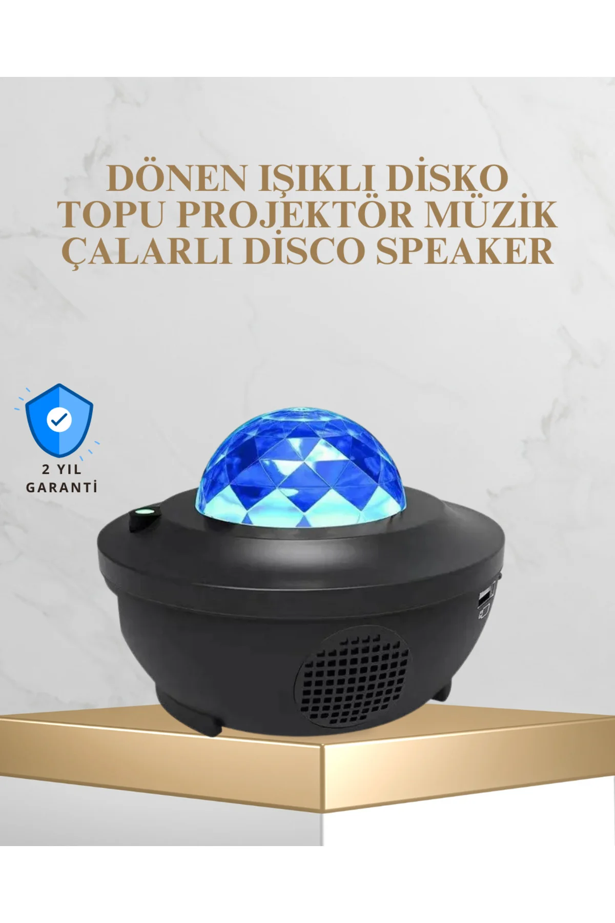 Bluetooth & USB Müzik Çalar Gece Lambası – 50 m² Kapsama, Uzaktan