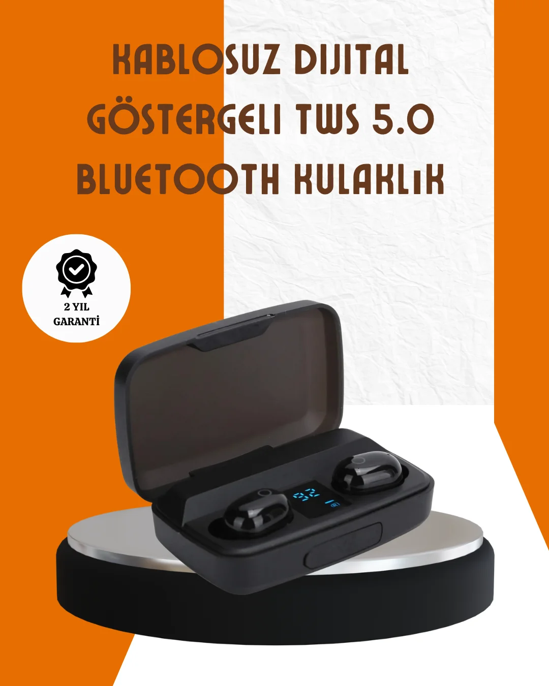 Bluetooth V5.0 Parmak Dokunmatik Kontrol Kablosuz Kulaklık Şarj Kutulu Model Bluetooth V5.0 Parmak Dokunmatik Kontrol Kablosuz Kulaklık Şarj Kutulu Model