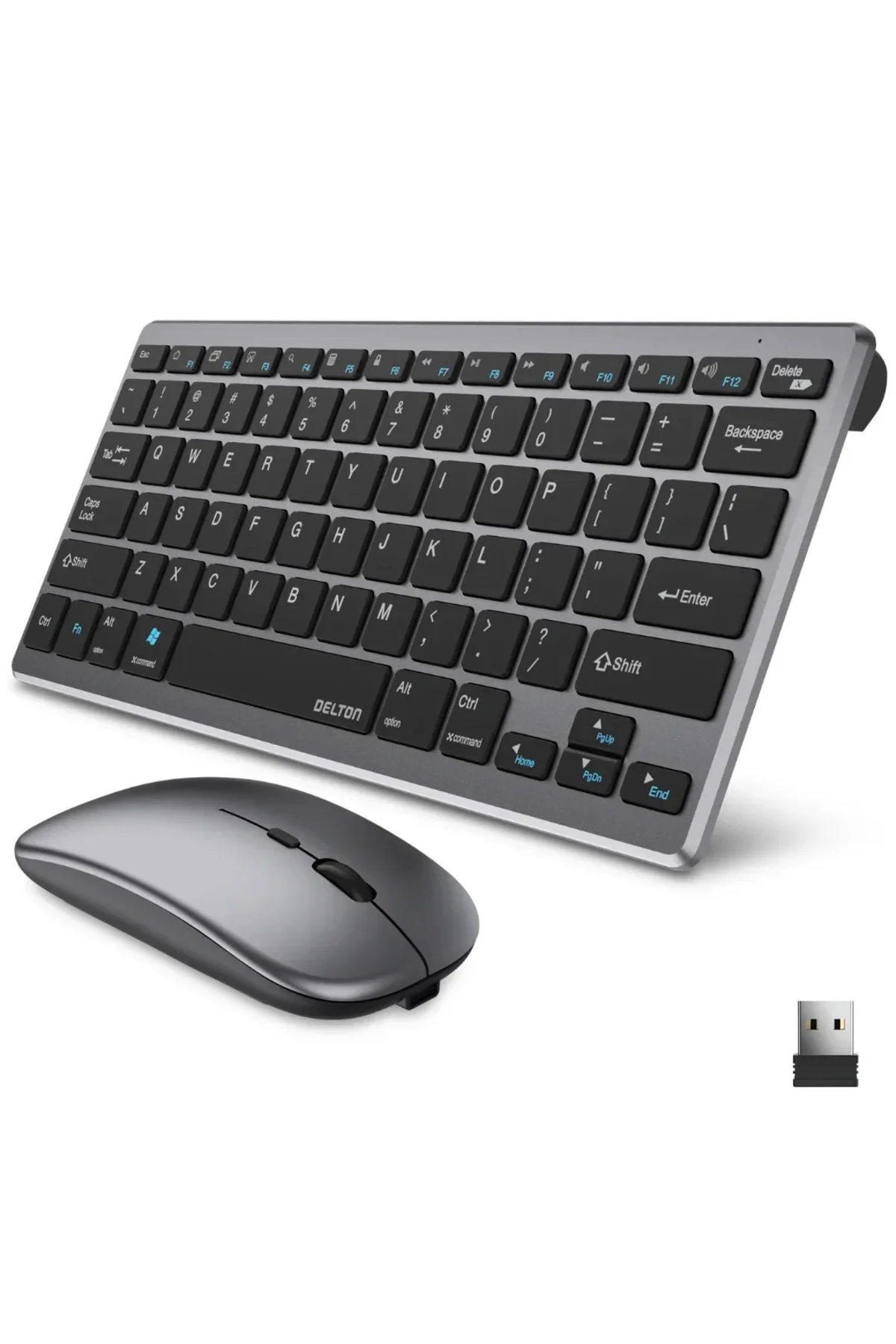 Bluetooth ve 2.4G Destekli Kablosuz Klavye Mouse Seti Şarj Edilebilir Bluetooth ve 2.4G Destekli Kablosuz Klavye Mouse Seti Şarj Edilebilir