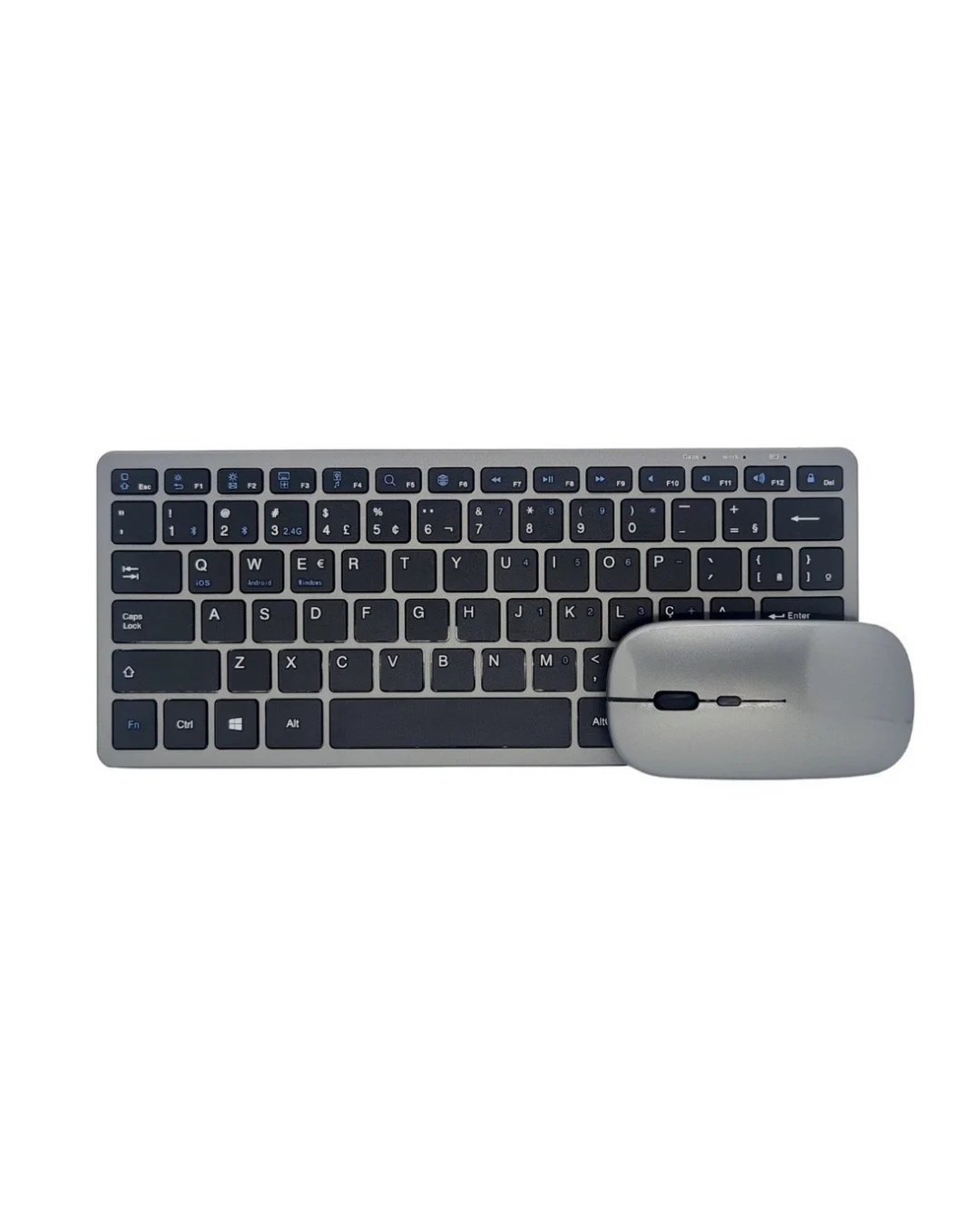 Bluetooth ve 2.4G Destekli Kablosuz Klavye Mouse Seti Şarj Edilebilir Bluetooth ve 2.4G Destekli Kablosuz Klavye Mouse Seti Şarj Edilebilir - Görsel 5