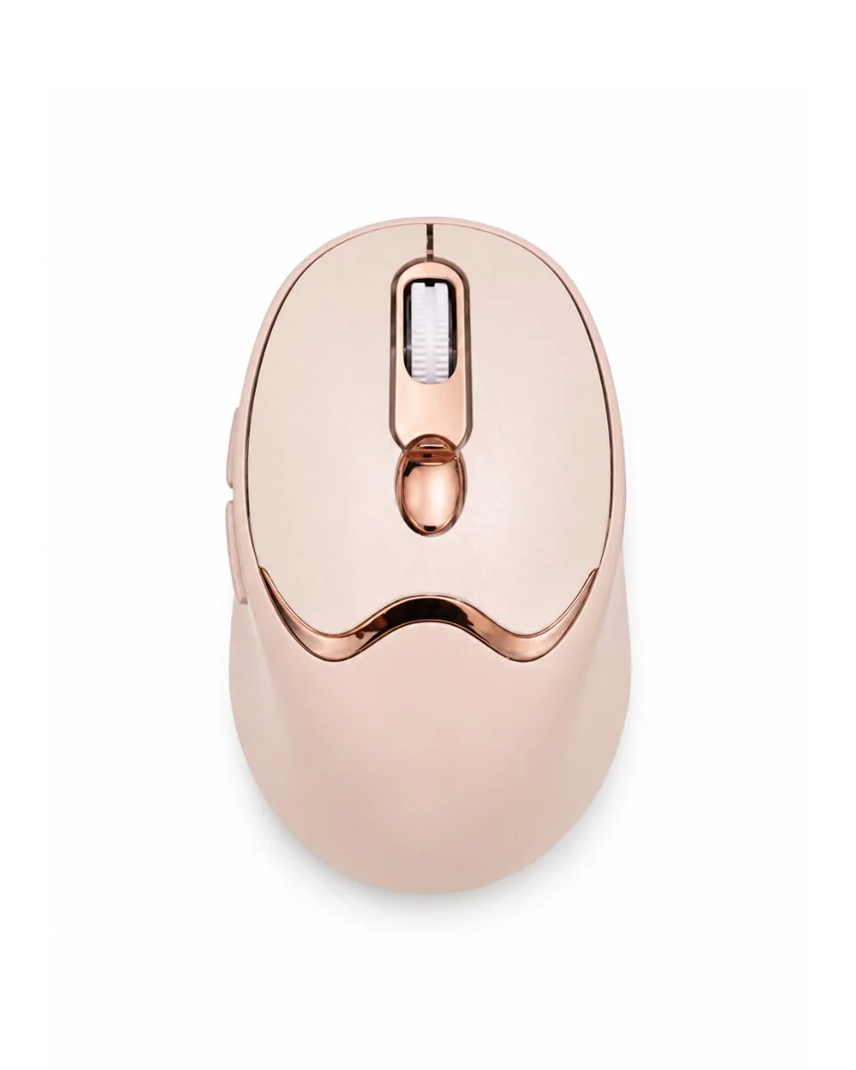 Bluetooth ve 2.4G Destekli Sessiz Kablosuz Mouse Şarjlı Tasarım