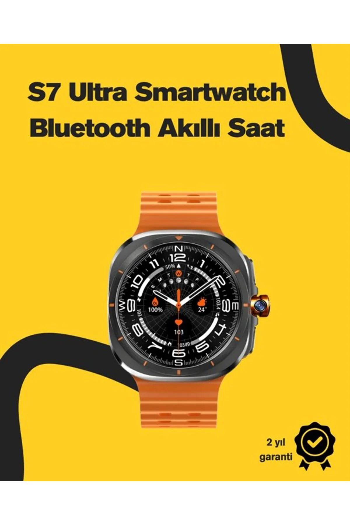 Bluetooth Ve Sesli Görüşme Özellikli Akıllı Saat | 2" Ekran | 400 Mah Batarya