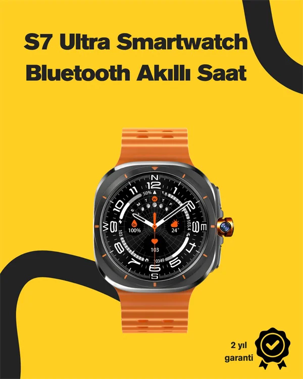 Bluetooth Ve Sesli Görüşme Özellikli Akıllı Saat 2" Ekran 400 Mah