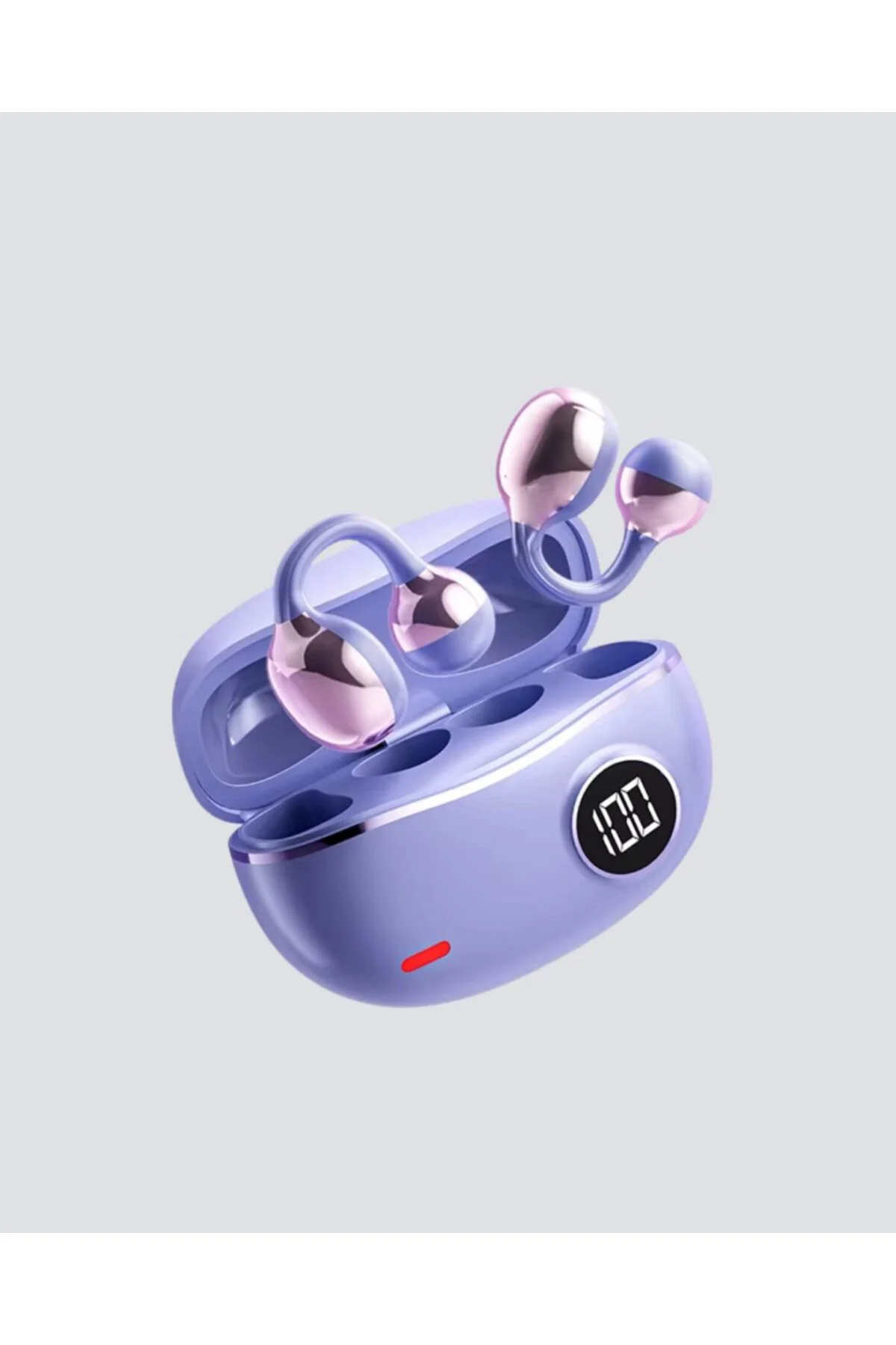 Bluetooth ve USB Destekli Kablosuz Şeffaf Mouse Sessiz Kullanım