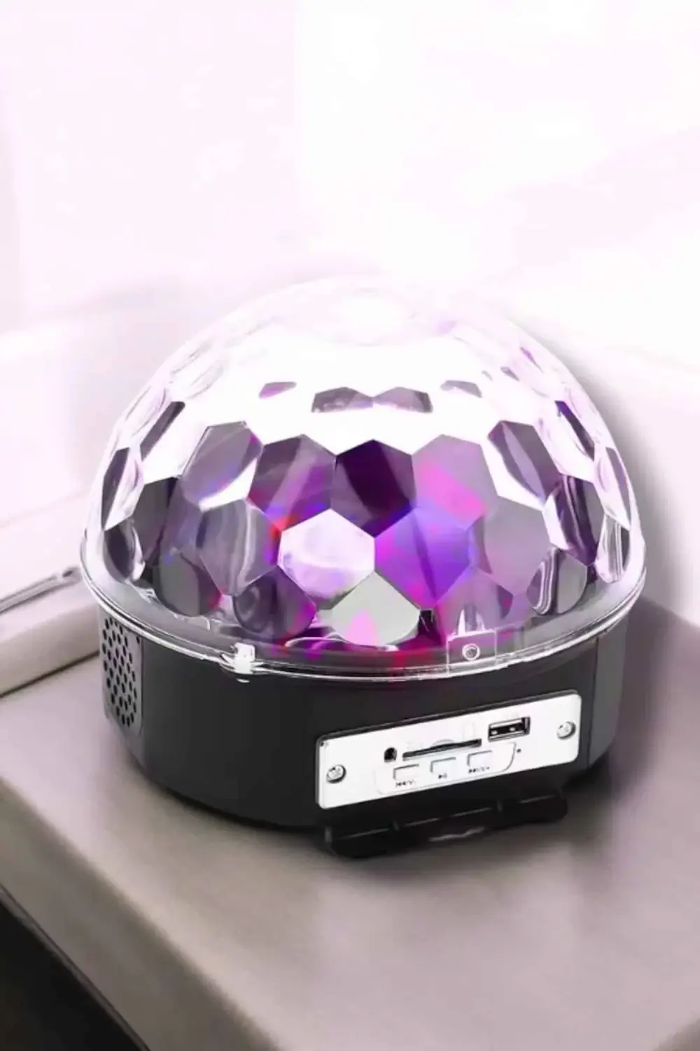 Bluetooth ve Uzaktan Kumandalı Çok Renkli Masaüstü Disko Topu