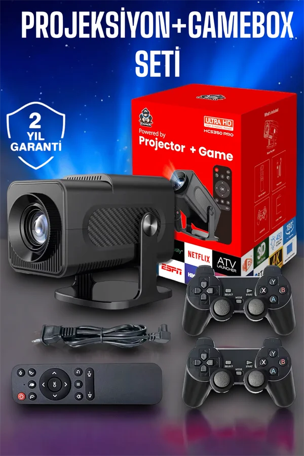 Bluetooth ve Yüksek Çözünürlükle Donatılmış Kompakt Projeksiyon C