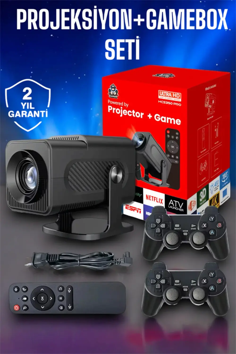 Bluetooth ve Yüksek Çözünürlükle Donatılmış Kompakt Projeksiyon C