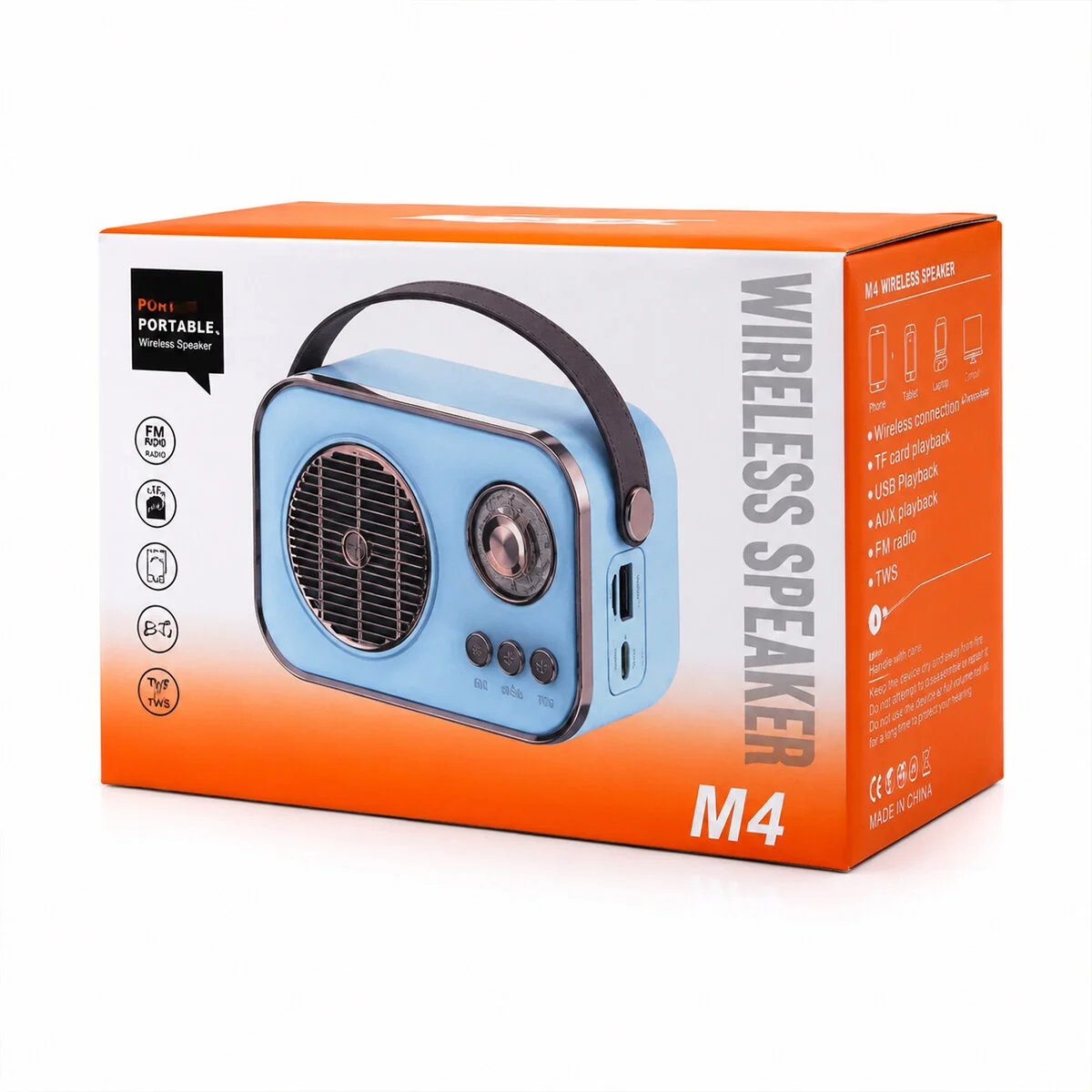 Bluetooth Wireless Mini Hoparlör Speaker Renkli Type-c Şarjlı 5W Mikrofon - Kart Girişi PL-4692 Fiyatı, Yorumları ve Özellikleri