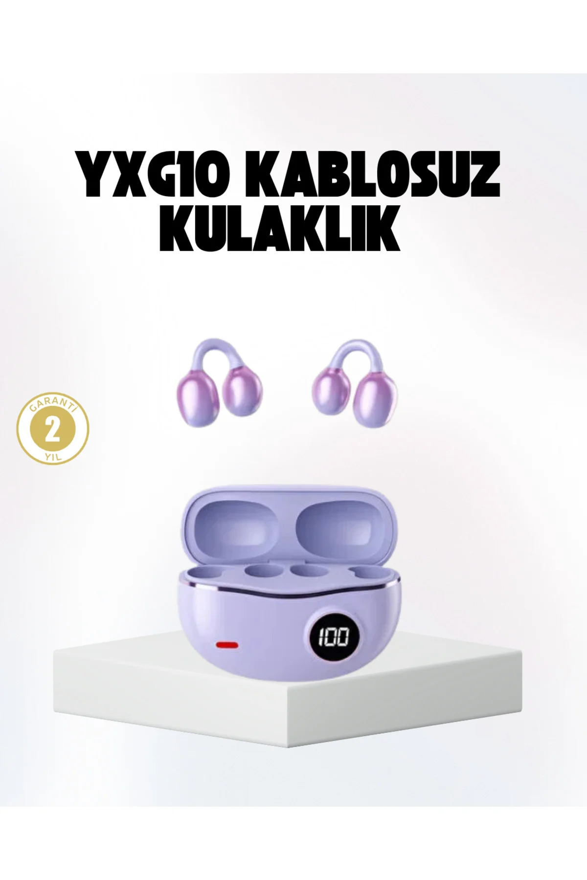 Bluetooth YXG10 Kulak Arkası Tasarım Cilt Dostu Silikon Hafif Yap