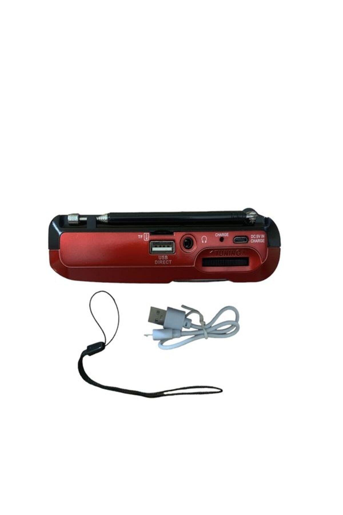 Bluetoothlu Fm Radyo Usb Tf Kart Şarjlı Cep Radyosu Icf8bt