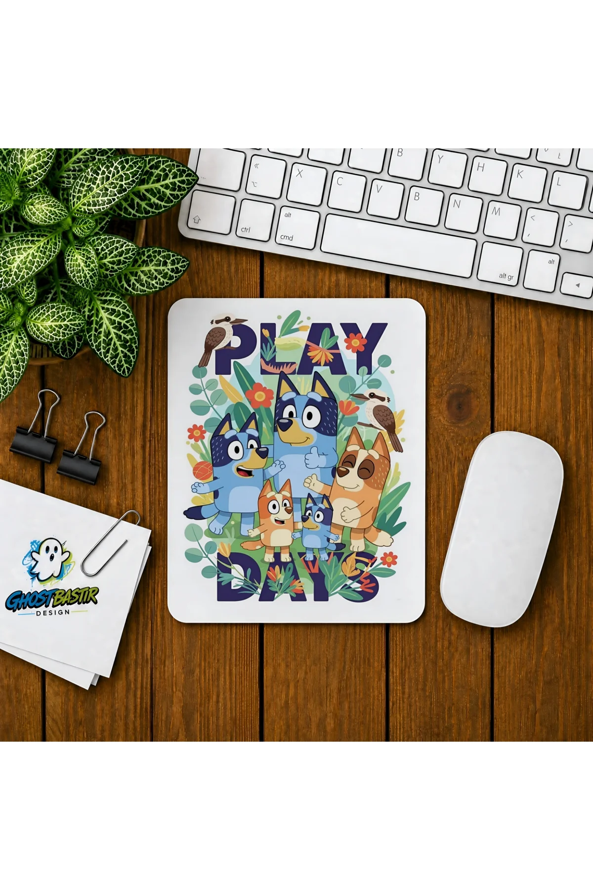 Bluey Baskılı Oyuncu Mousepad 033
