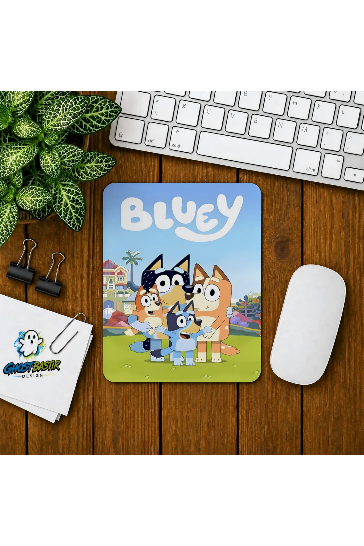 Bluey Baskılı Oyuncu Mousepad 034