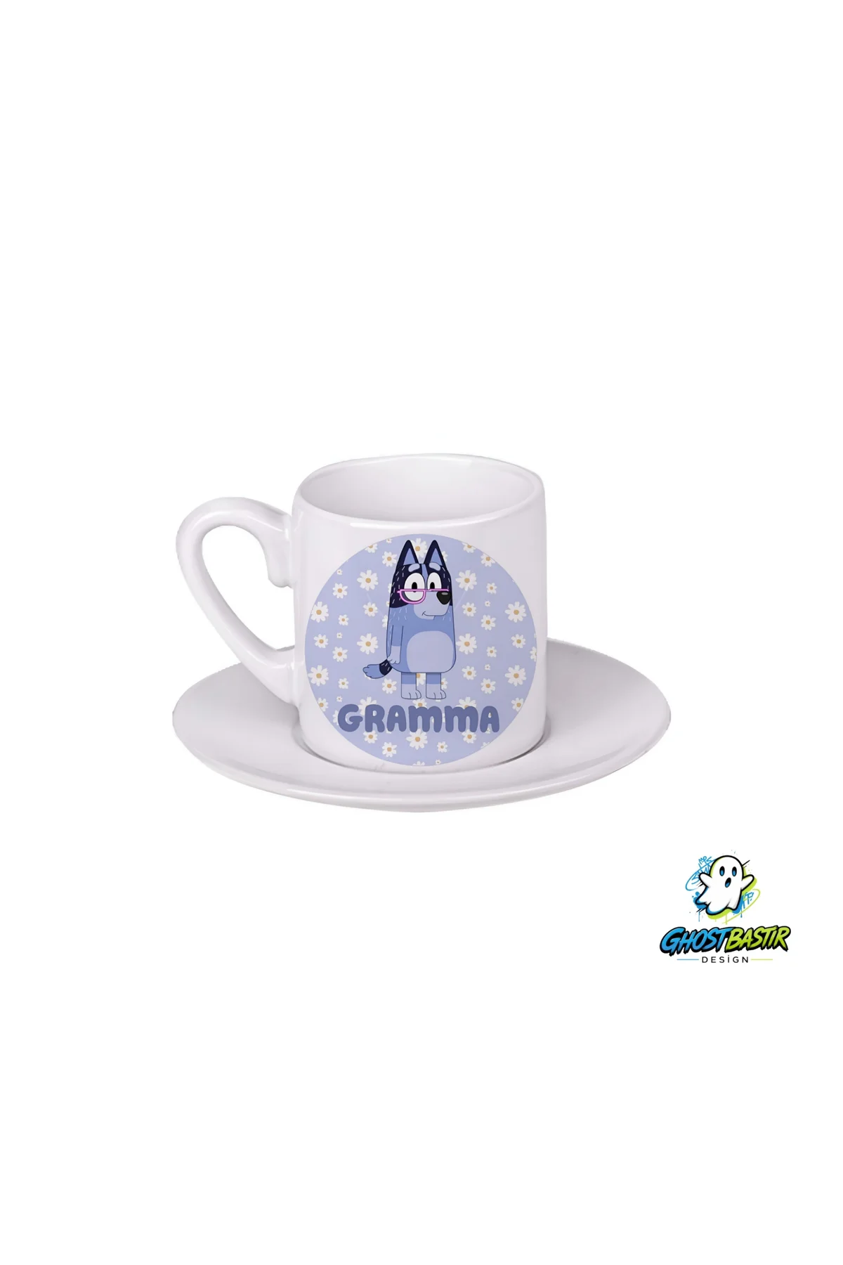 Bluey Gramma Türk Kahvesi Fincanı 0108