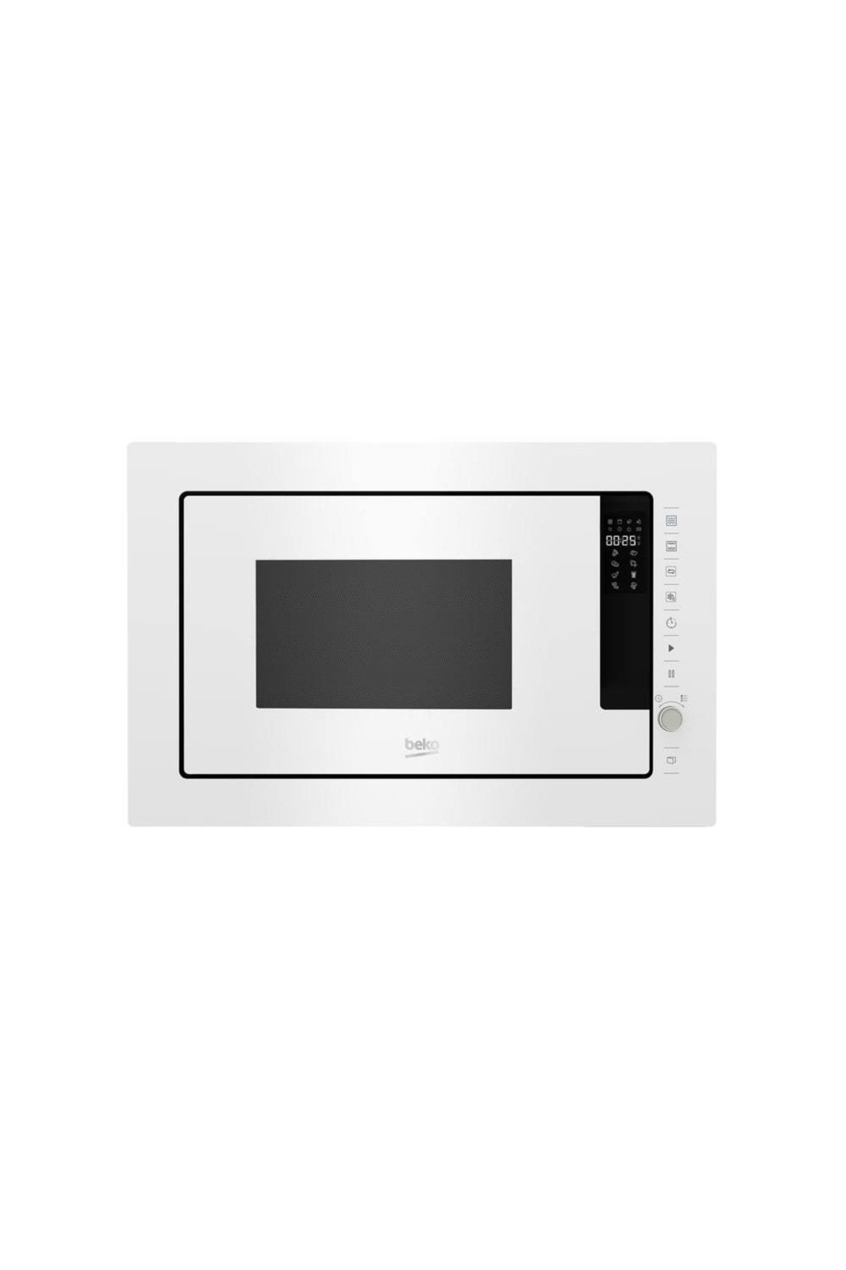 Beko Bmc 2520 B Beyaz Cam Ankastre Mikrodalgalar