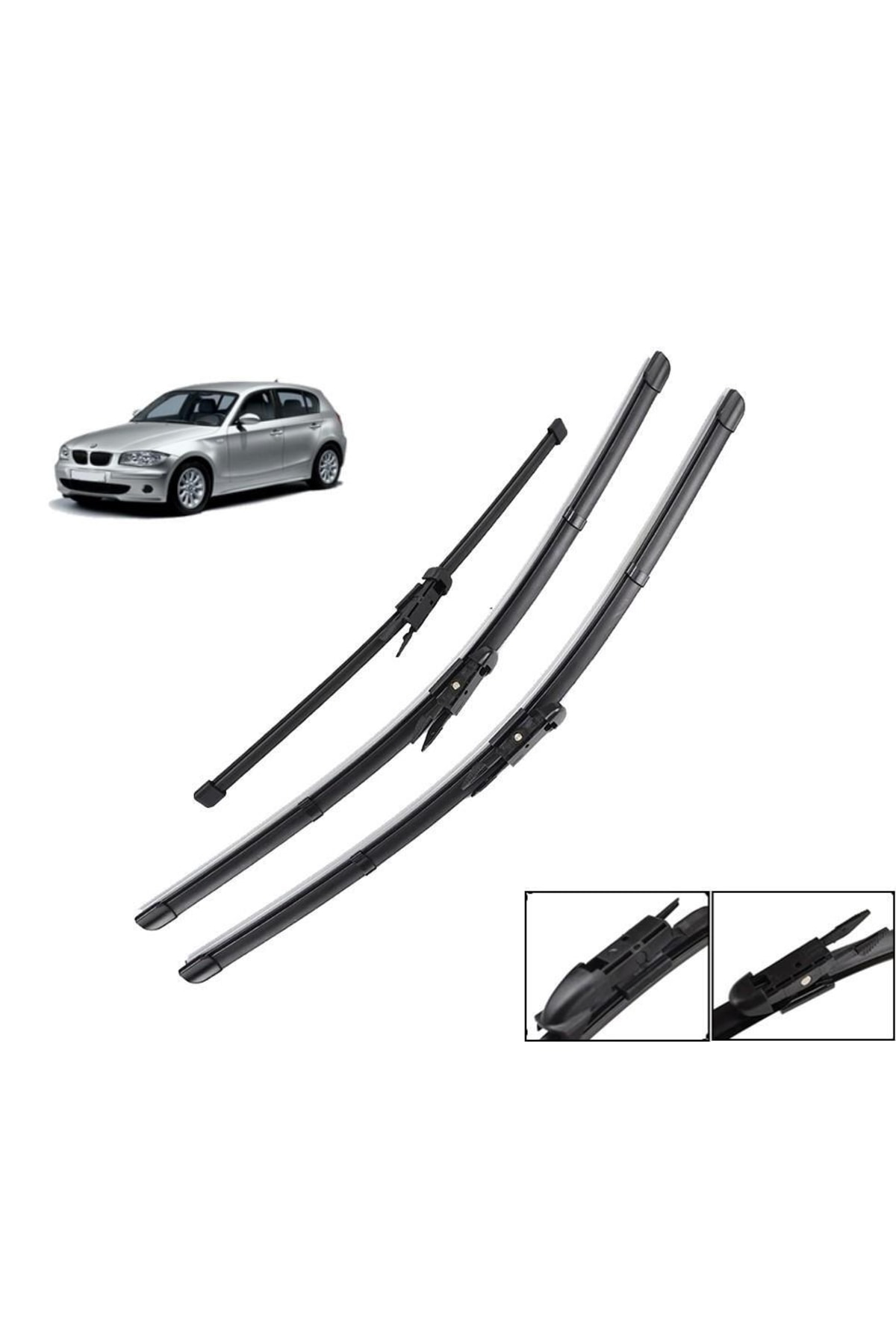 Bmw 1 Serisi E81 E87 Ön Ve Arka Silecek Süpürgesi 2004--2011