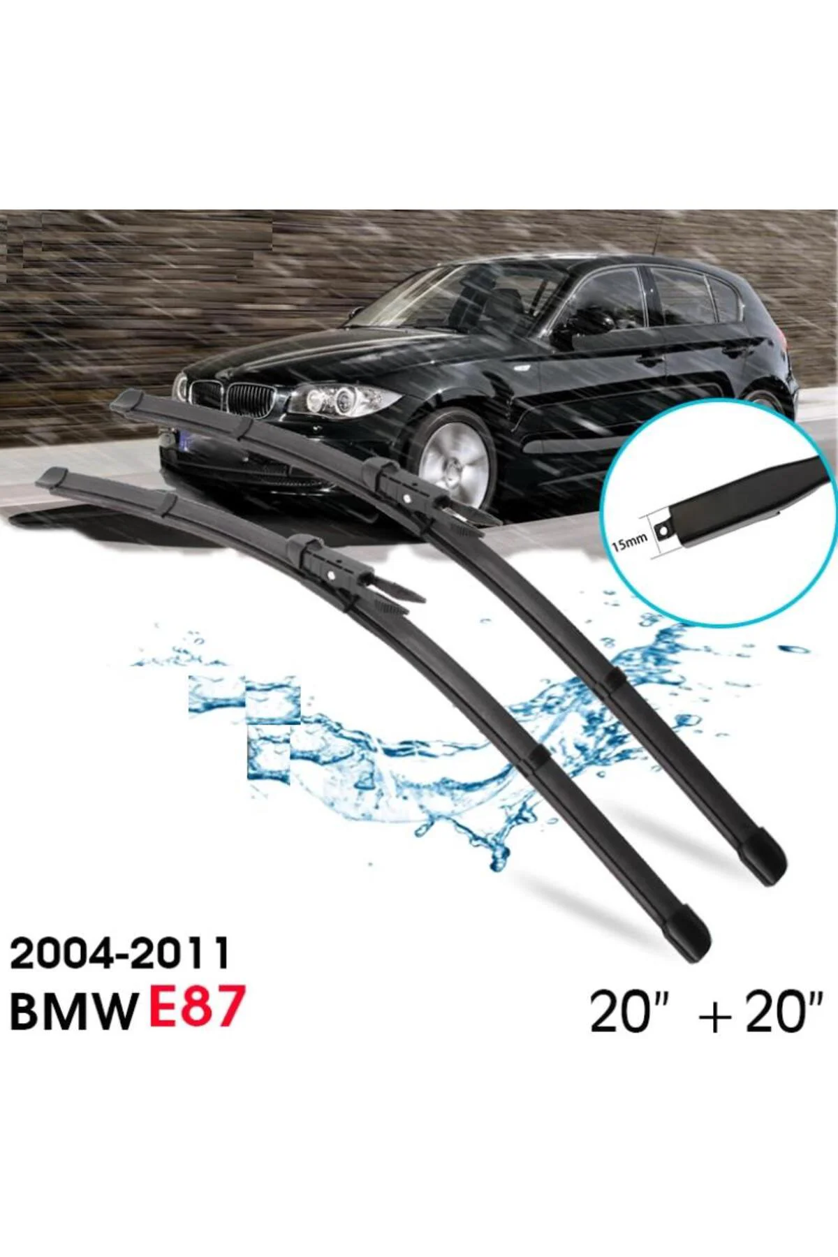 BMW 1 SERİSİ E87 ÖN CAM MUZ SİLECEK TAKIMI 2004--2011