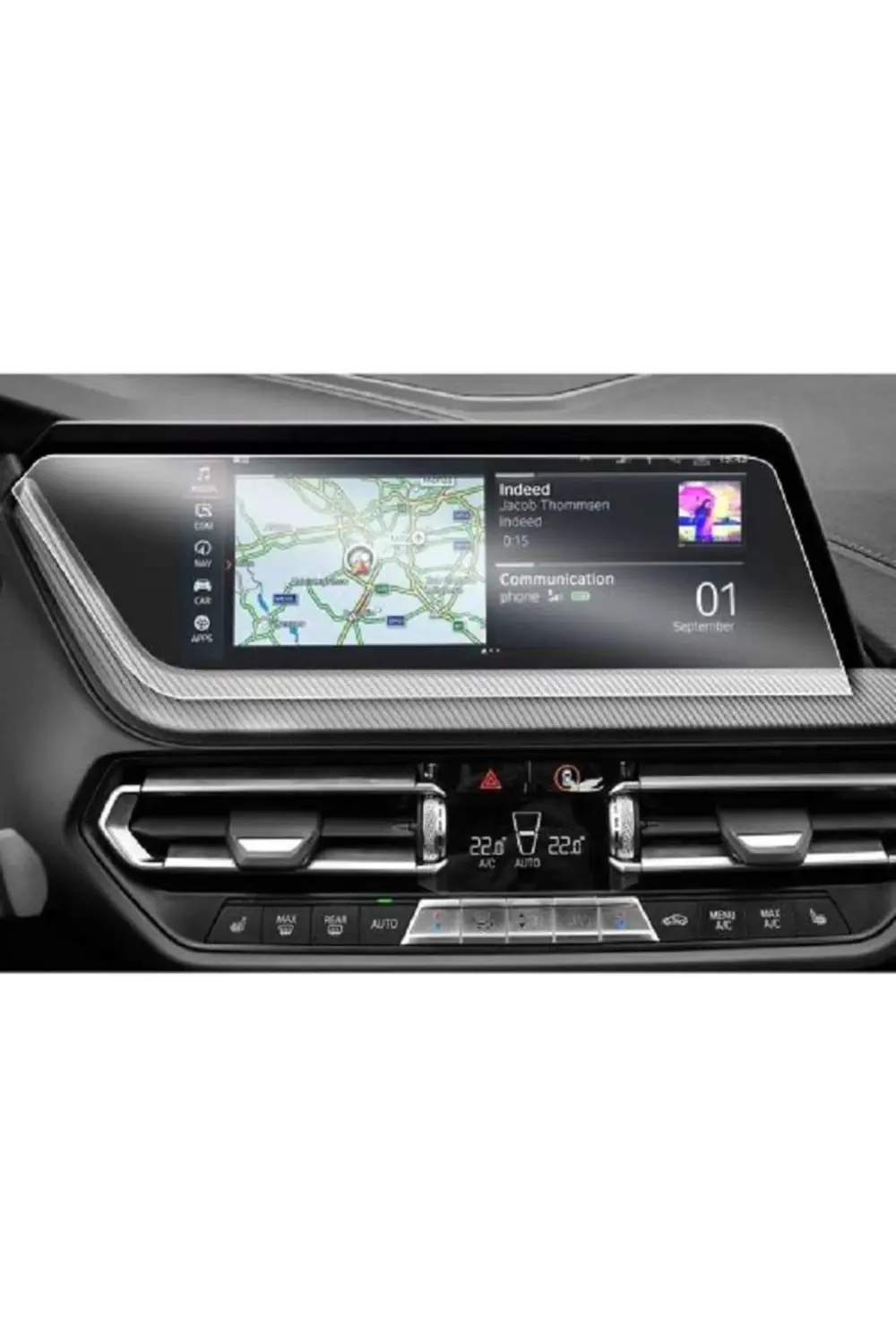 Bmw 1 Serisi Uyumlu 10.25 Navigasyon 9h Nano Ekran Koruyucu Film