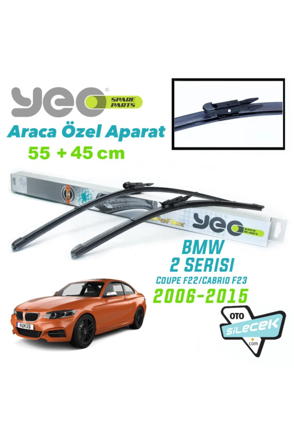 Bmw 2 Serisi Coupe / Cabrio F22 /f23 Silecek Takımı 2013-> Bmw 2 Serisi Coupe / Cabrio F22 /f23 Silecek Takımı 2013->