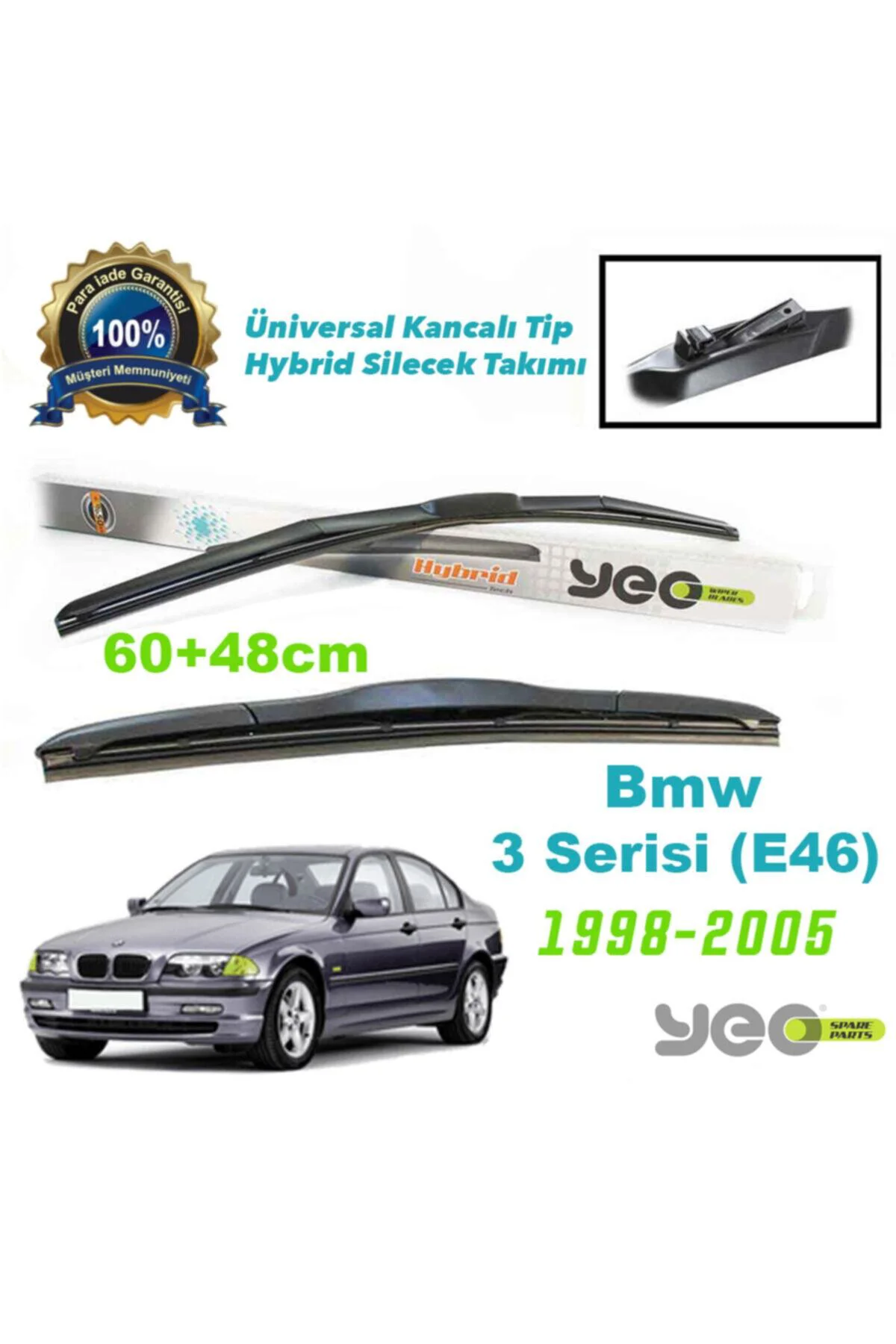 Bmw 3 Serisi (e46) 2000-2006 Hybrid Silecek Takımı
